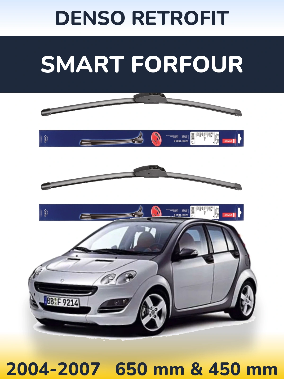 Ștergătoare Denso Retrofit pentru Smart Forfour