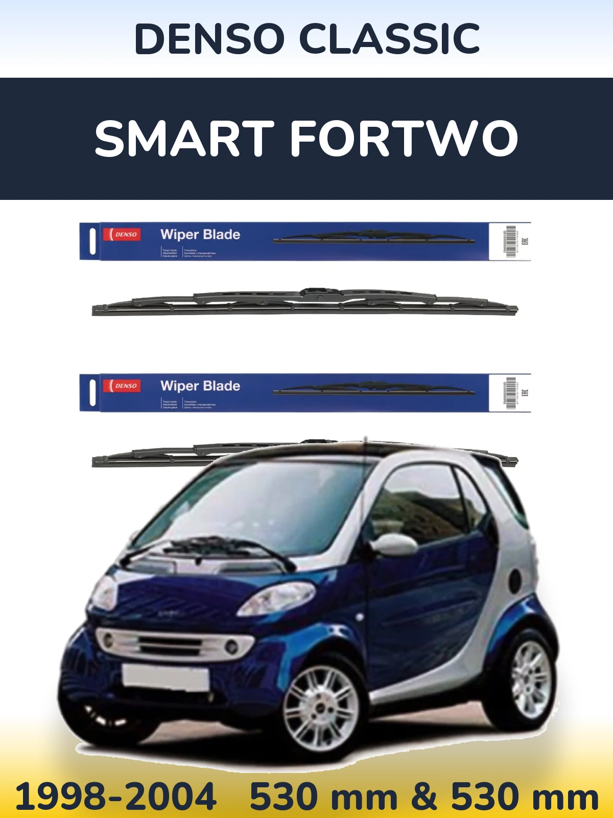 Ștergătoare Denso Classic pentru Smart Fortwo
