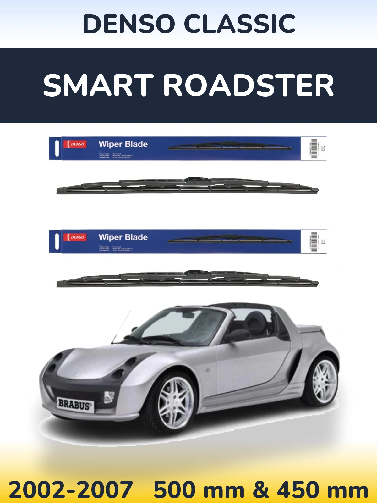 Ștergătoare Denso Classic pentru Smart Roadster