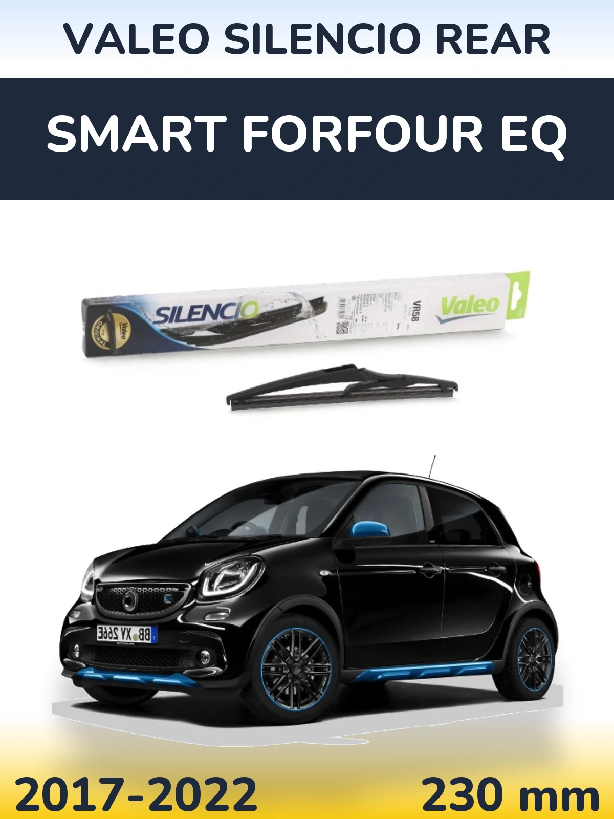 Ștergătoare Valeo Silencio Rear pentru Smart Forfour EQ