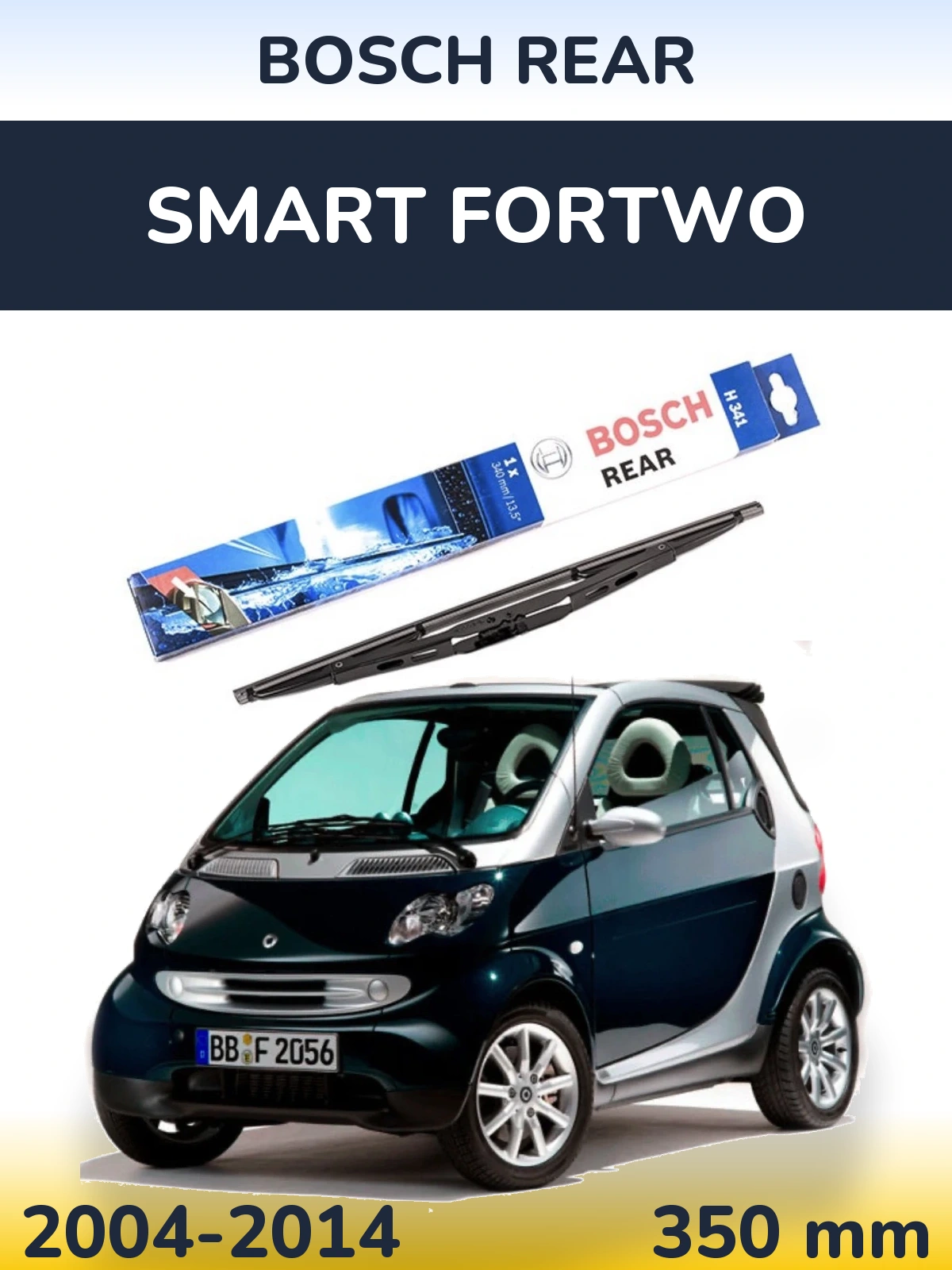 Ștergătoare BOSCH Rear pentru Smart Fortwo
