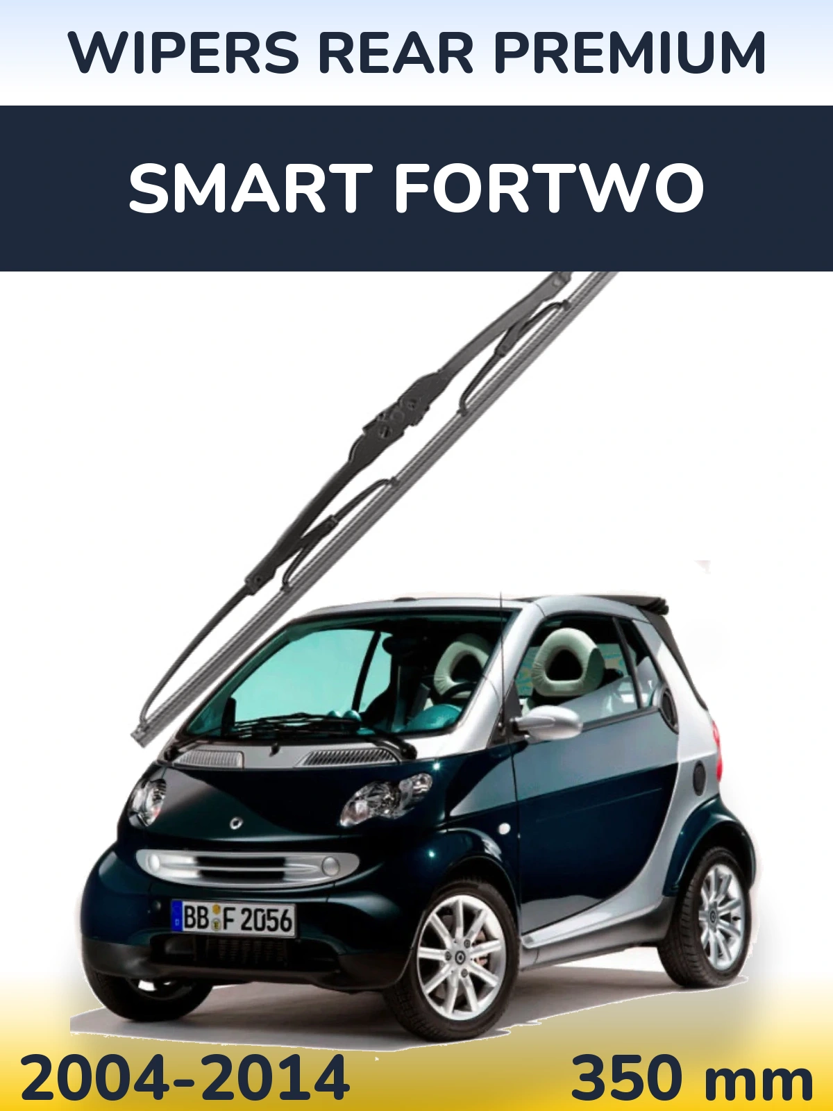 Ștergătoare WIPERS REAR PREMIUM pentru Smart Fortwo