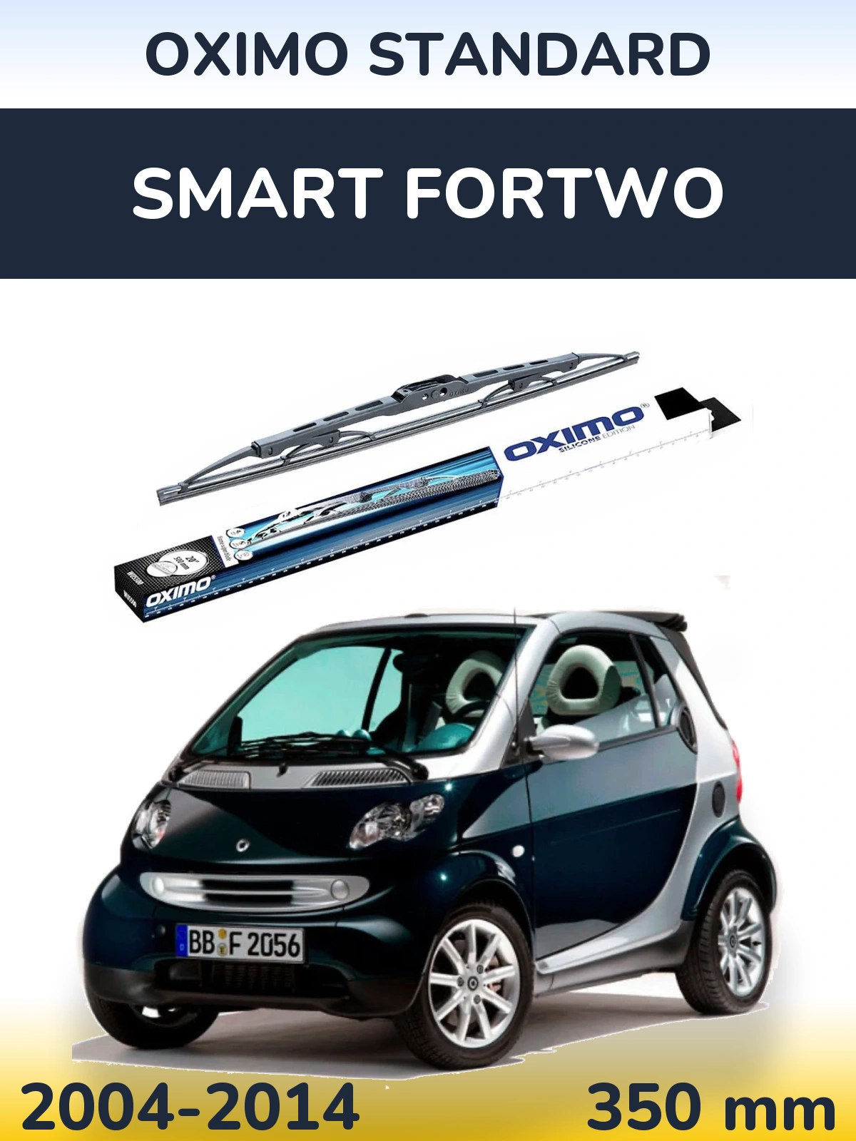 Ștergătoare Oximo Standard pentru Smart Fortwo