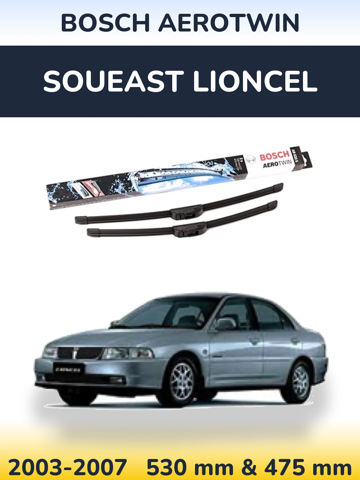 Ștergătoare BOSCH AeroTwin pentru Soueast Lioncel