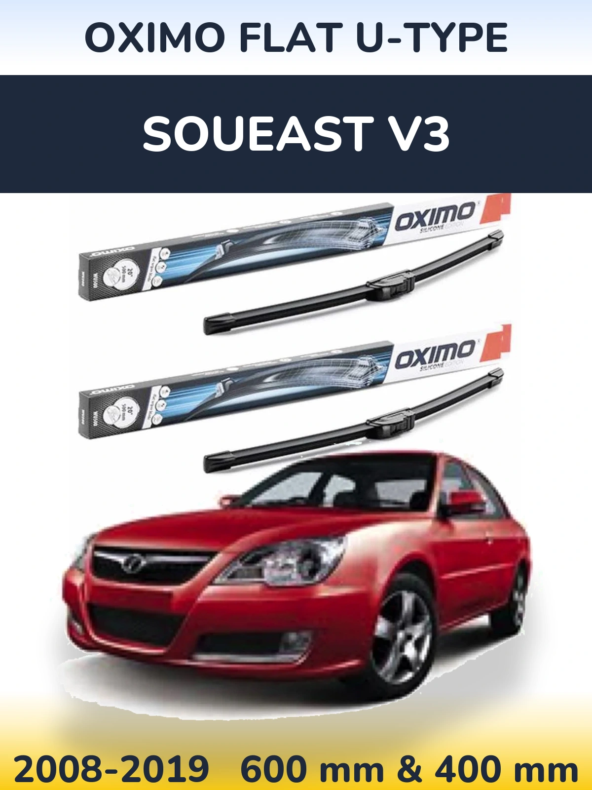 Ștergătoare Oximo Flat U-type pentru Soueast V3