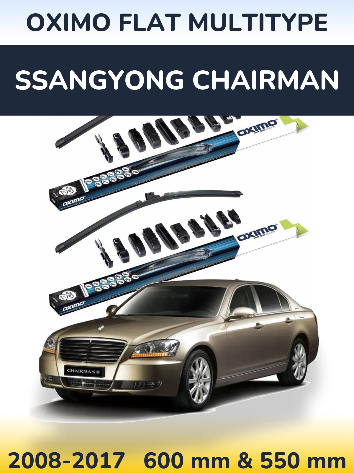 Ștergătoare Oximo Flat MultiTipe pentru SsangYong Chairman