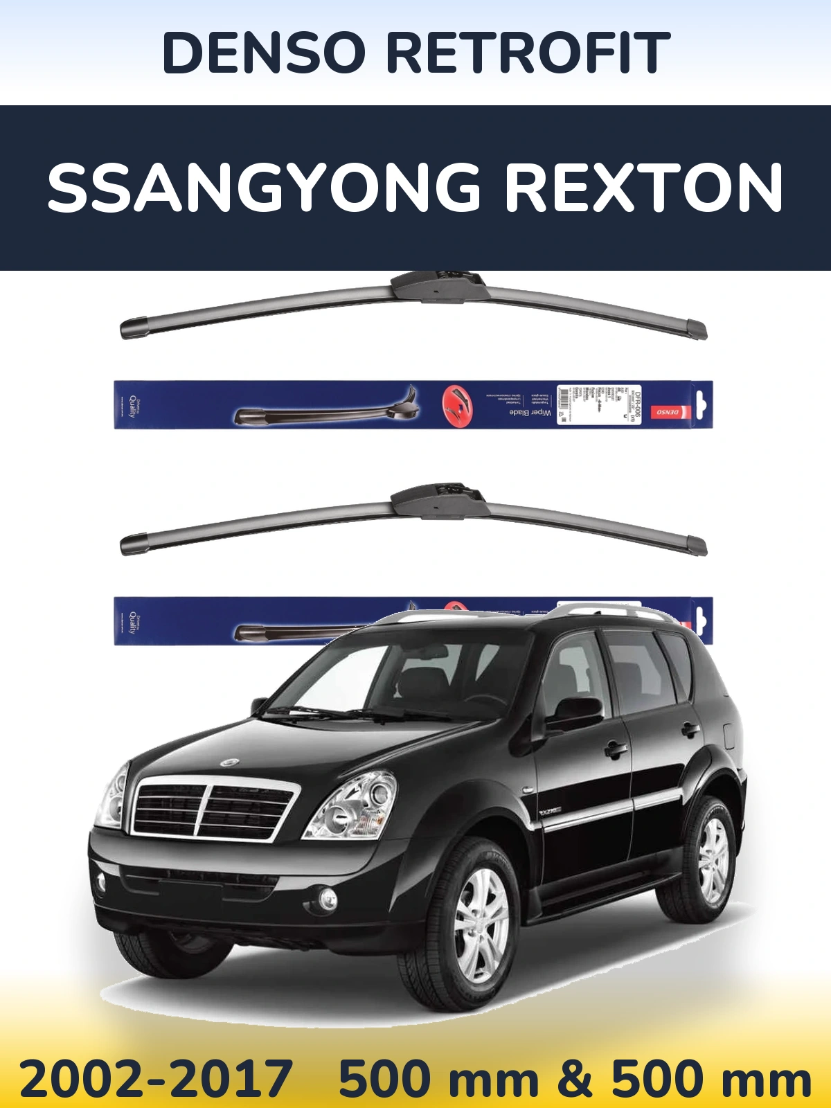 Ștergătoare Denso Retrofit pentru SsangYong Rexton