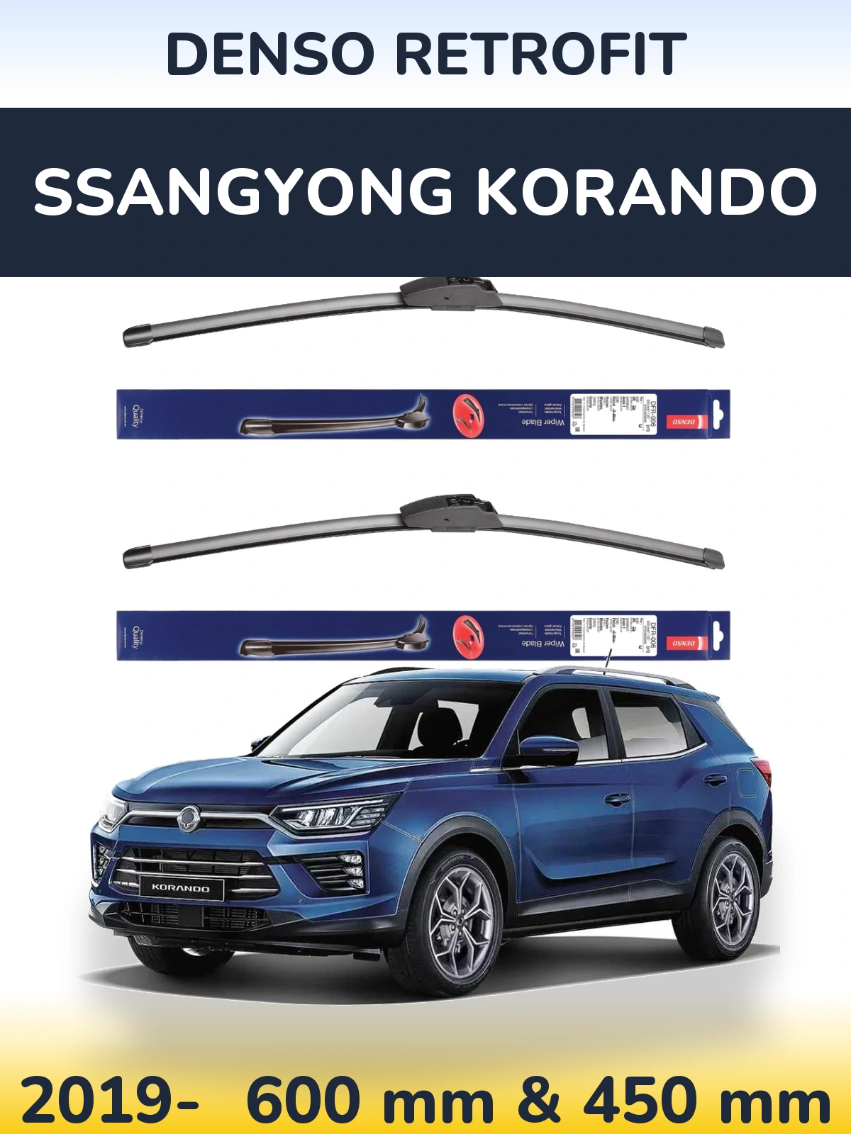 Ștergătoare Denso Retrofit pentru SsangYong Korando