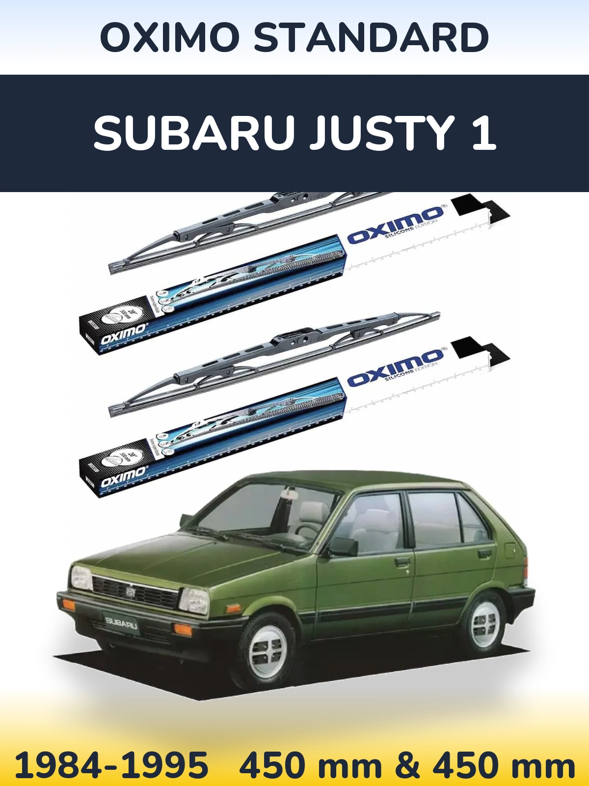 Ștergătoare Oximo Standard pentru Subaru Justy 1