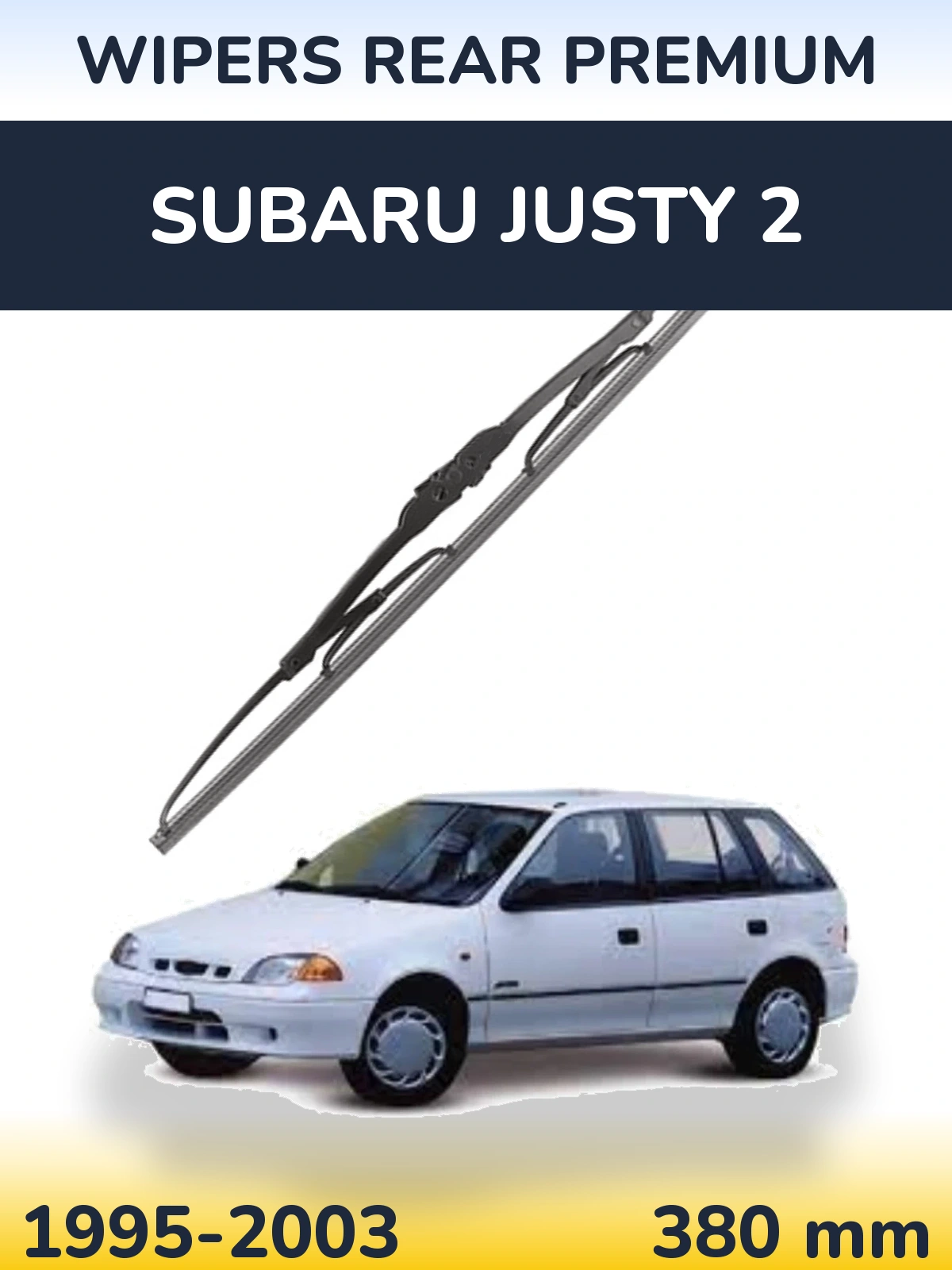 Ștergătoare WIPERS REAR PREMIUM pentru Subaru Justy 2
