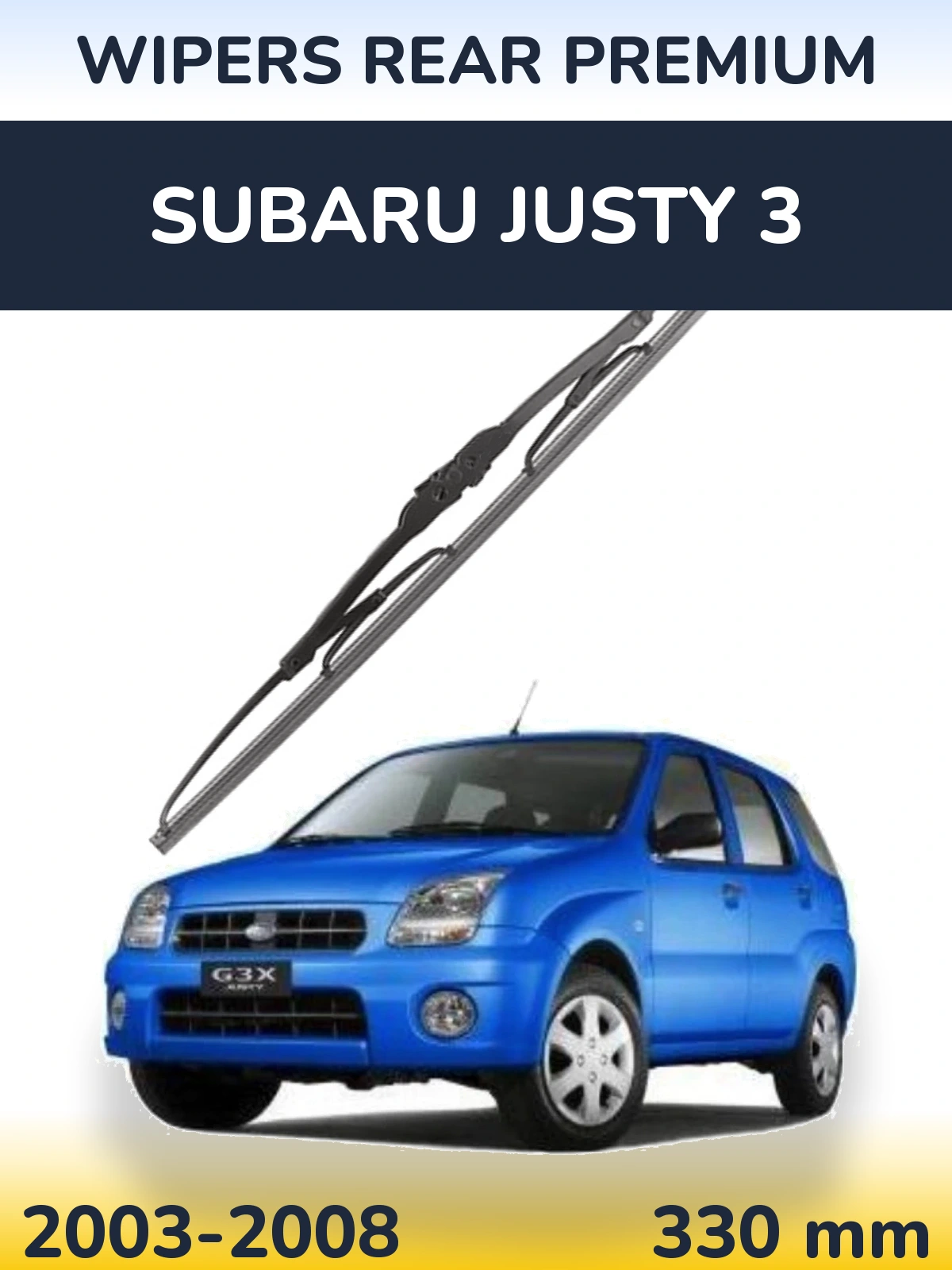 Ștergătoare WIPERS REAR PREMIUM pentru Subaru Justy 3