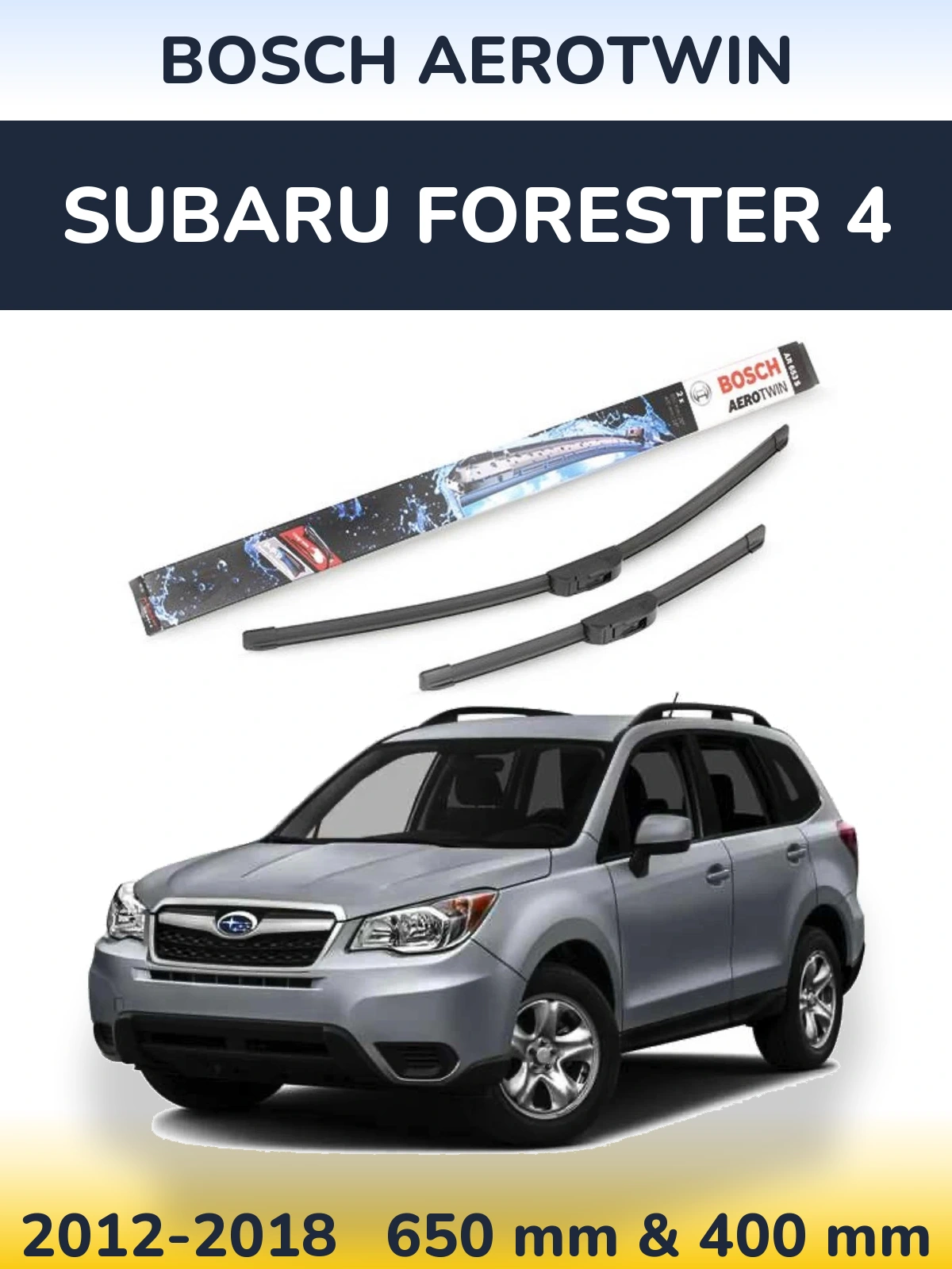 Ștergătoare BOSCH AeroTwin pentru Subaru Forester 4