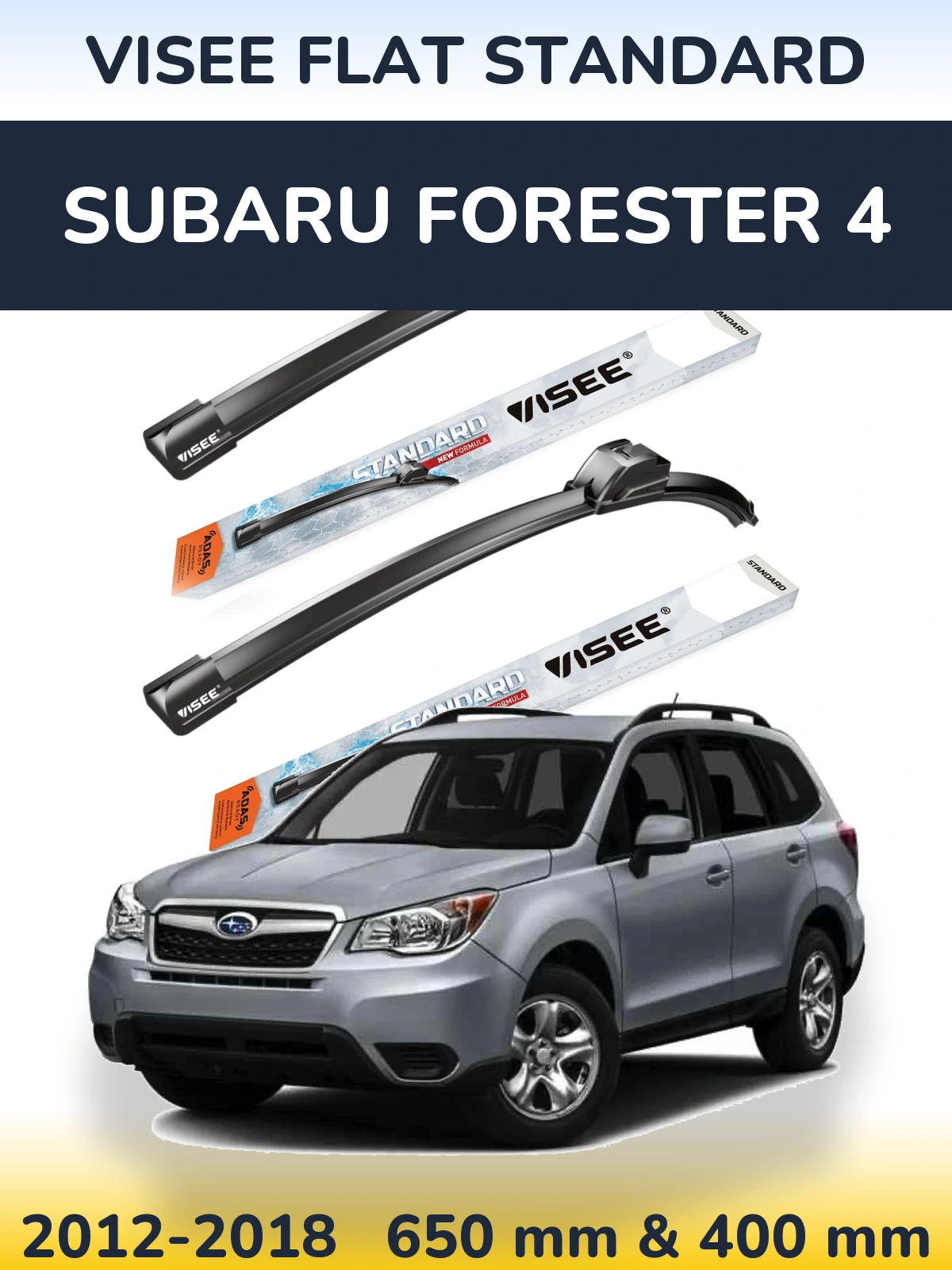 Ștergătoare VISEE FLAT STANDARD pentru Subaru Forester 4