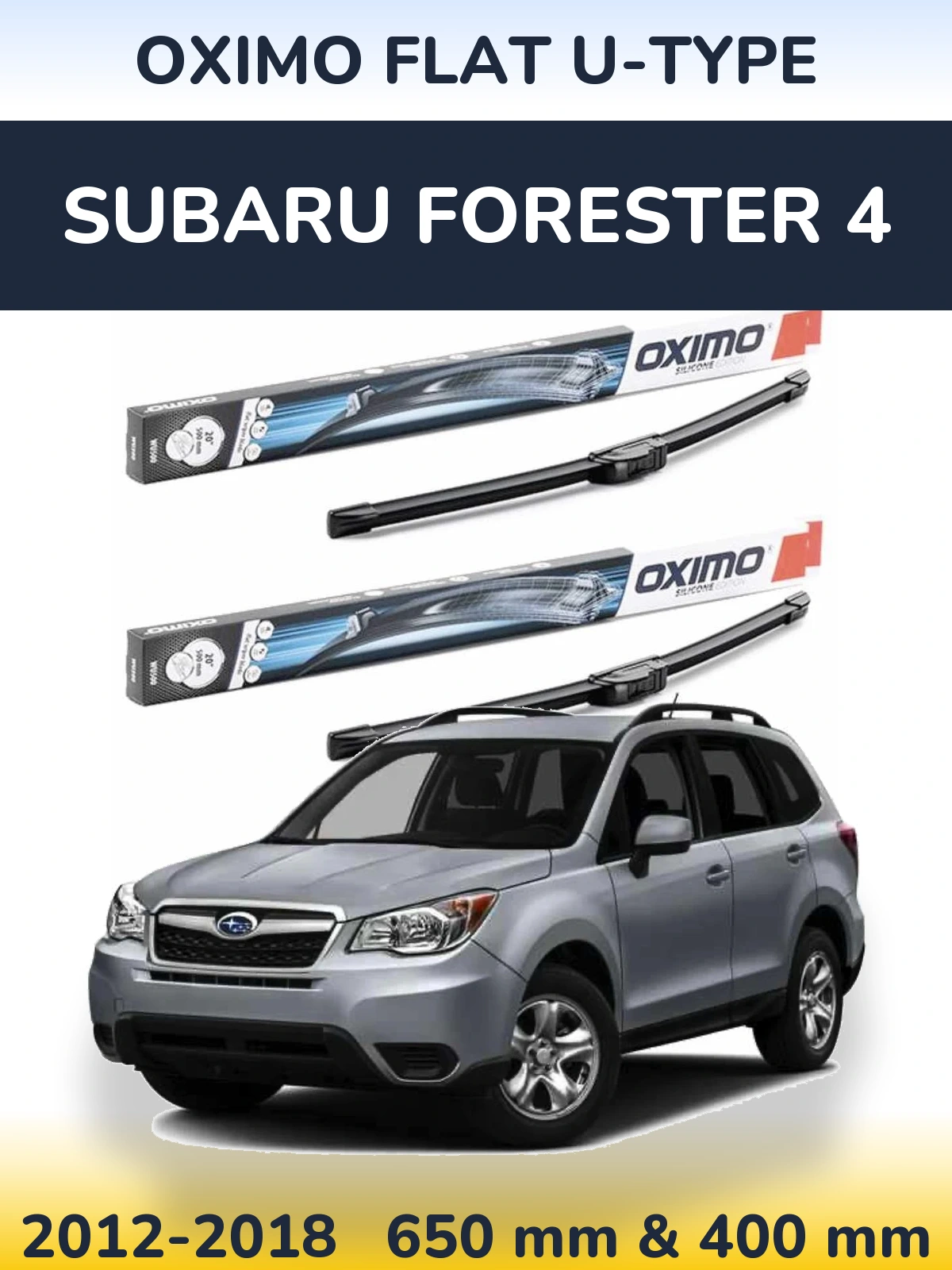 Ștergătoare Oximo Flat U-type pentru Subaru Forester 4