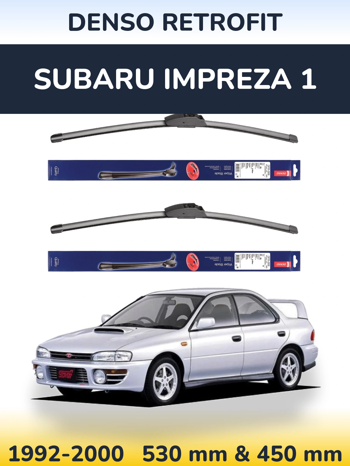 Ștergătoare Denso Retrofit pentru Subaru Impreza 1