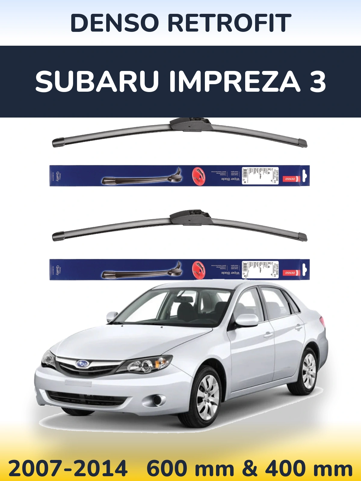 Ștergătoare Denso Retrofit pentru Subaru Impreza 3