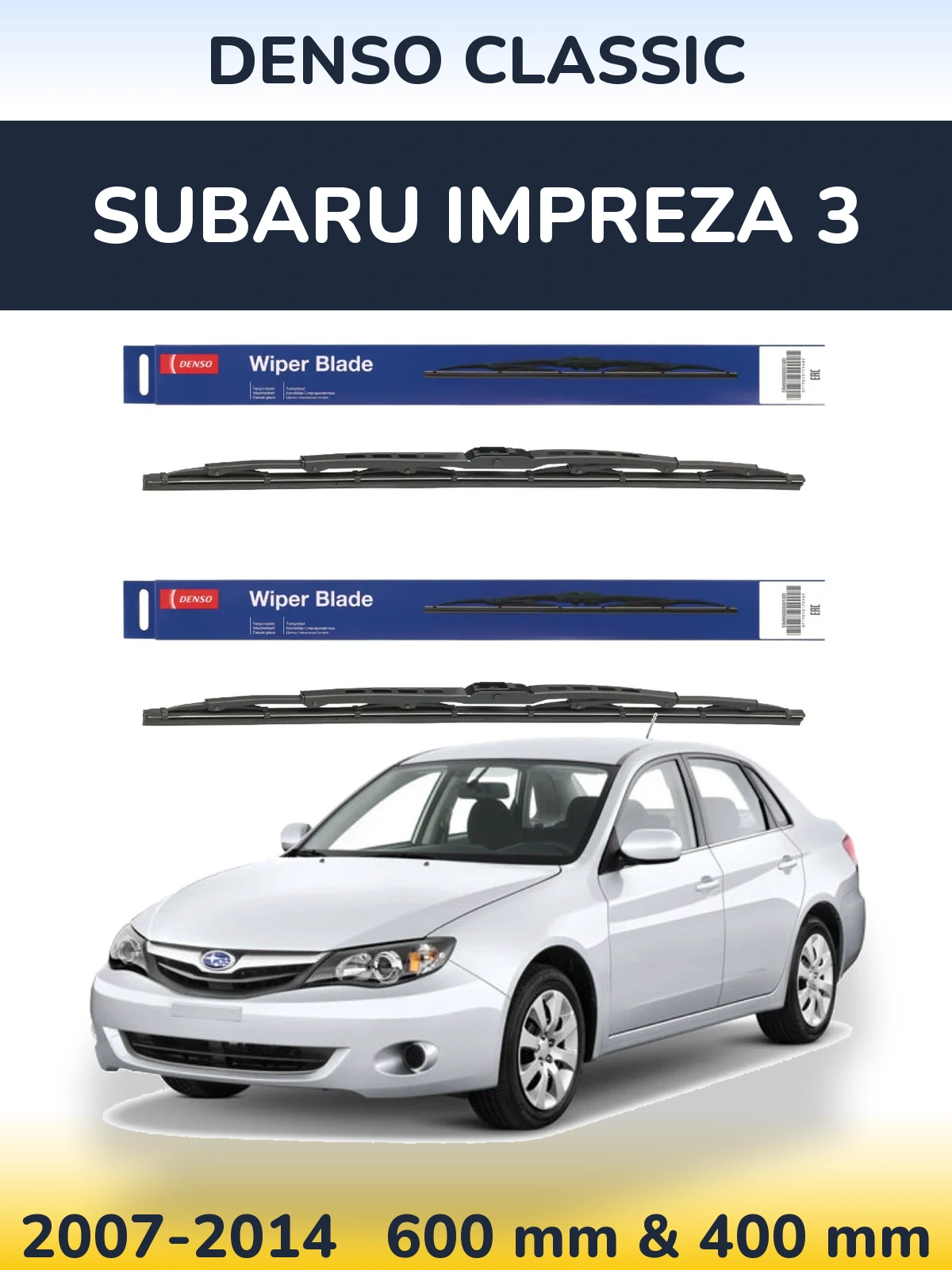 Ștergătoare Denso Classic pentru Subaru Impreza 3