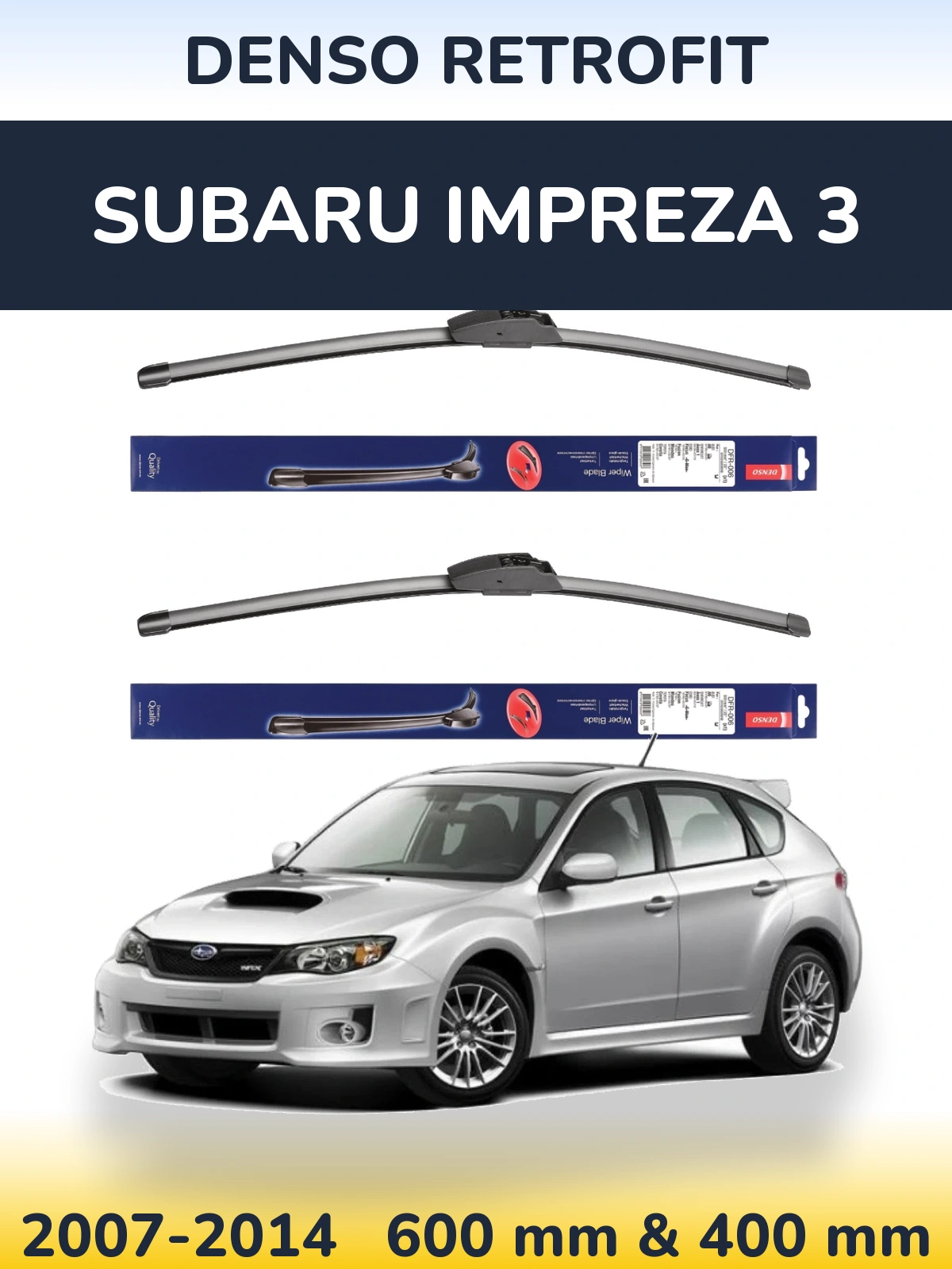 Ștergătoare Denso Retrofit pentru Subaru Impreza 3