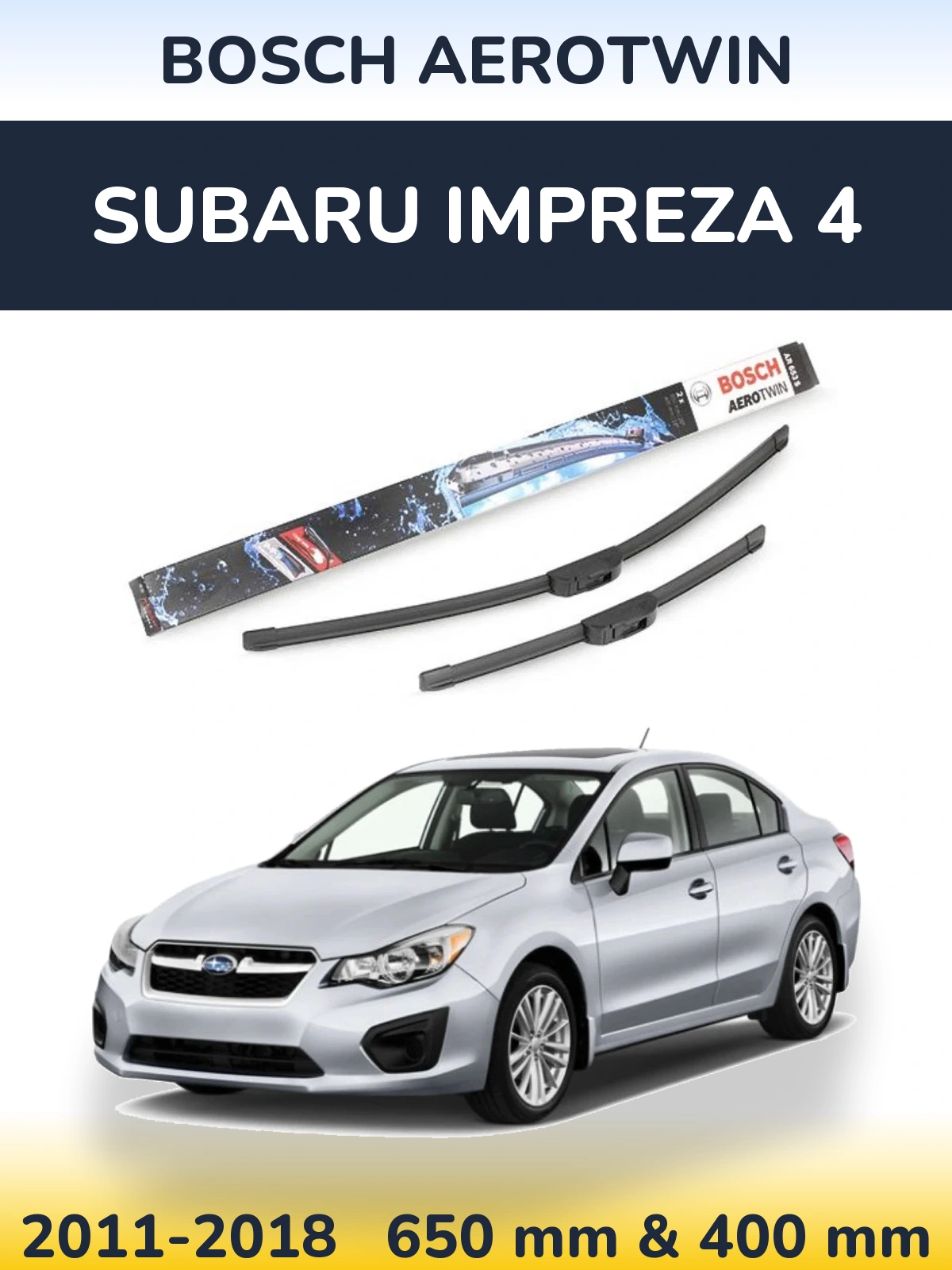 Ștergătoare BOSCH AeroTwin pentru Subaru Impreza 4