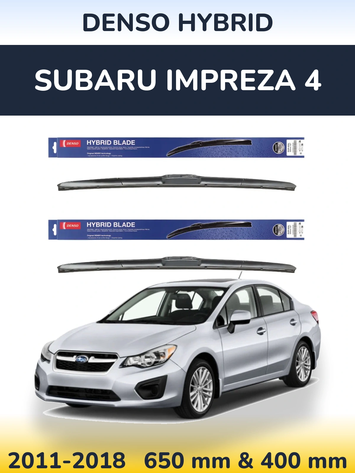 Ștergătoare Denso Hybrid pentru Subaru Impreza 4