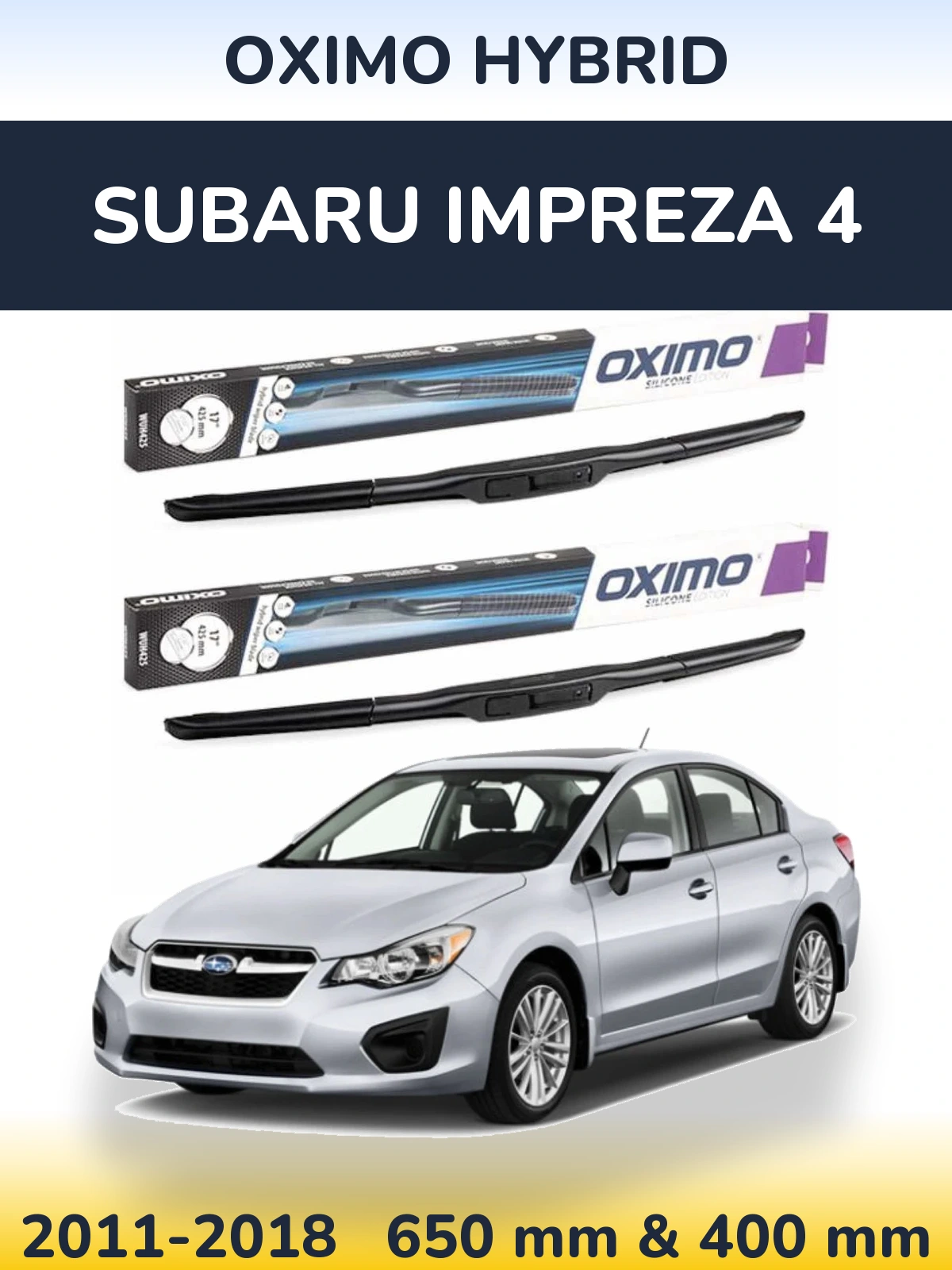 Ștergătoare Oximo Hybrid pentru Subaru Impreza 4