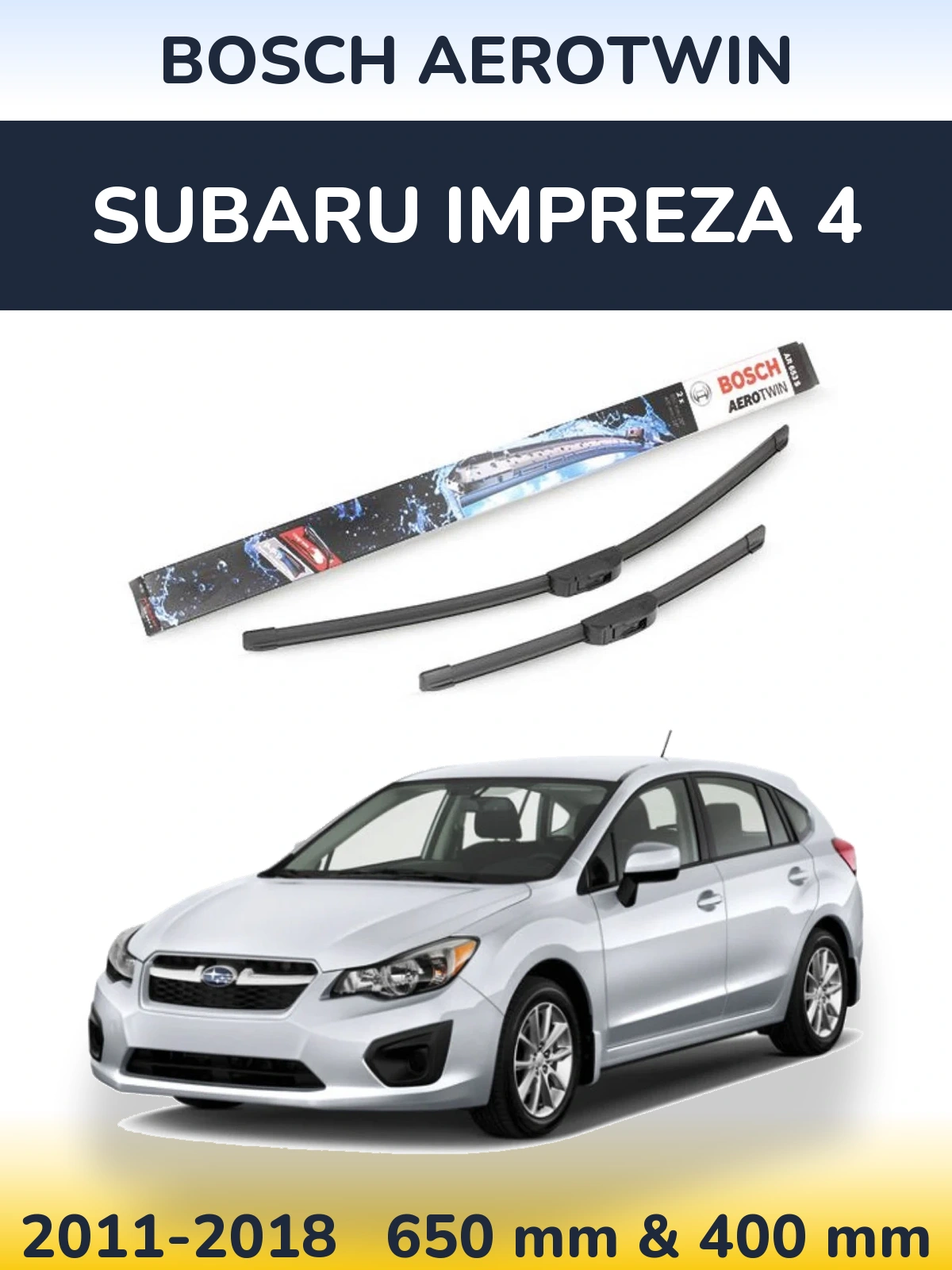 Ștergătoare BOSCH AeroTwin pentru Subaru Impreza 4