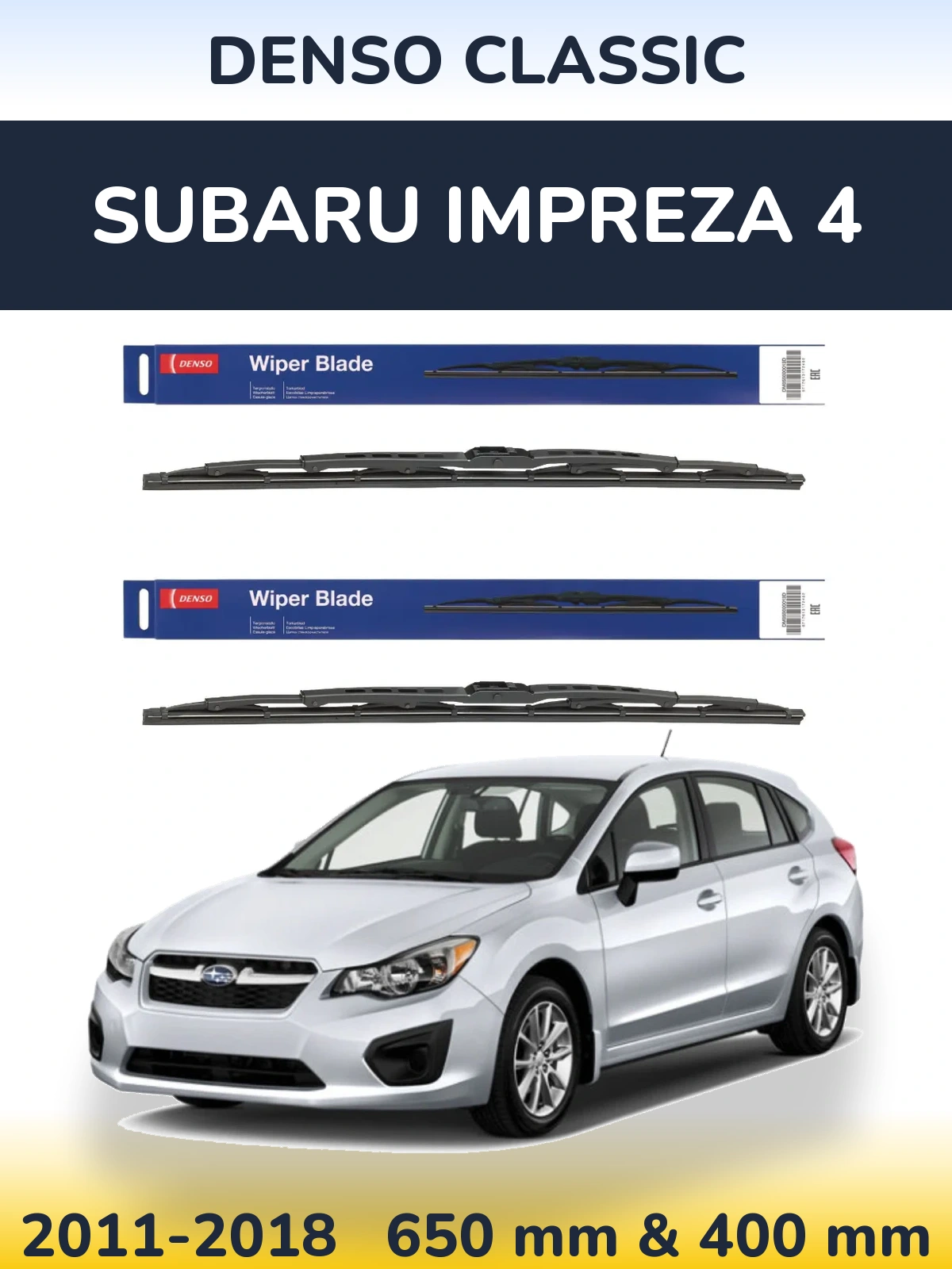 Ștergătoare Denso Classic pentru Subaru Impreza 4