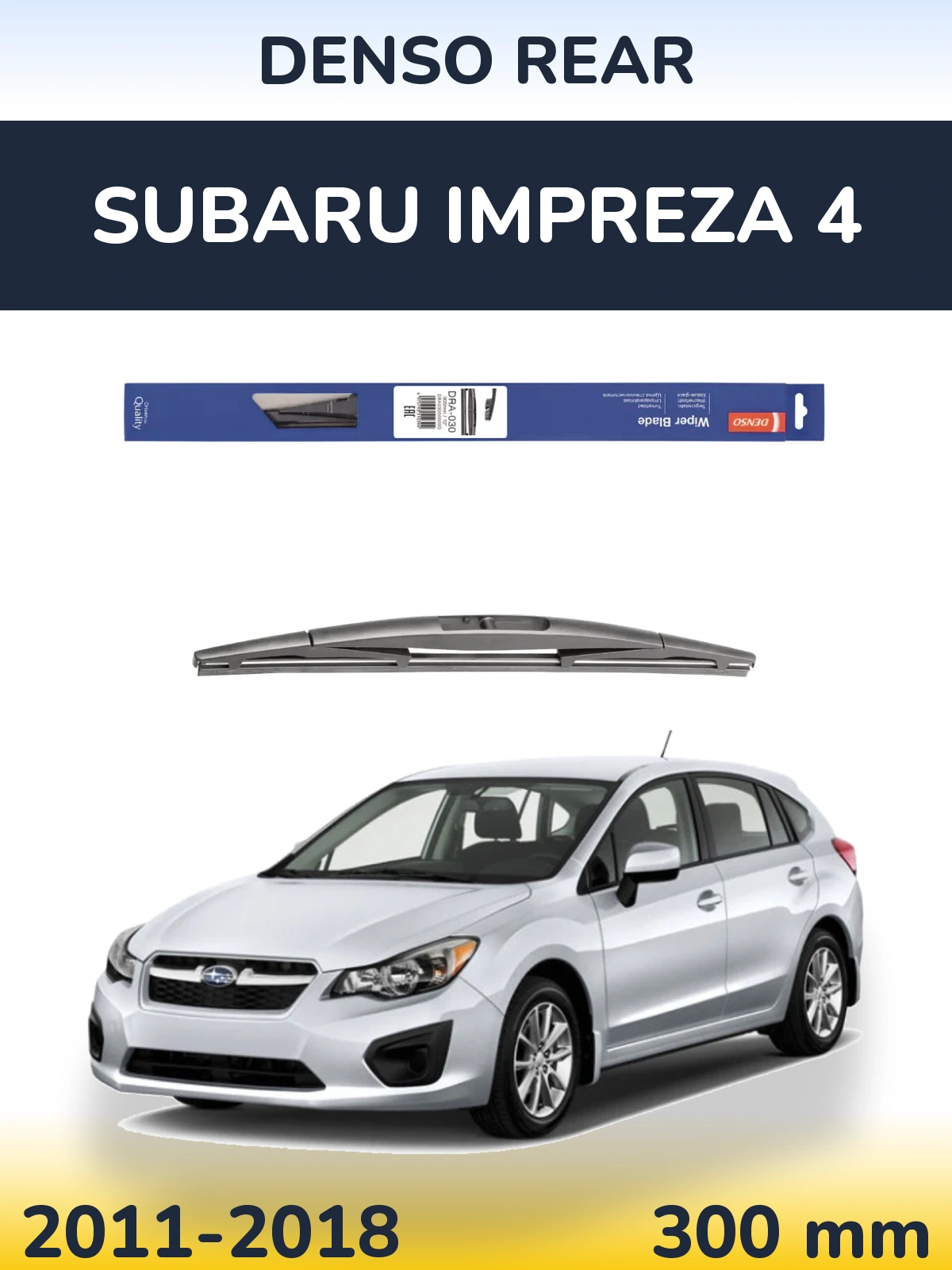 Ștergătoare Denso Rear pentru Subaru Impreza 4