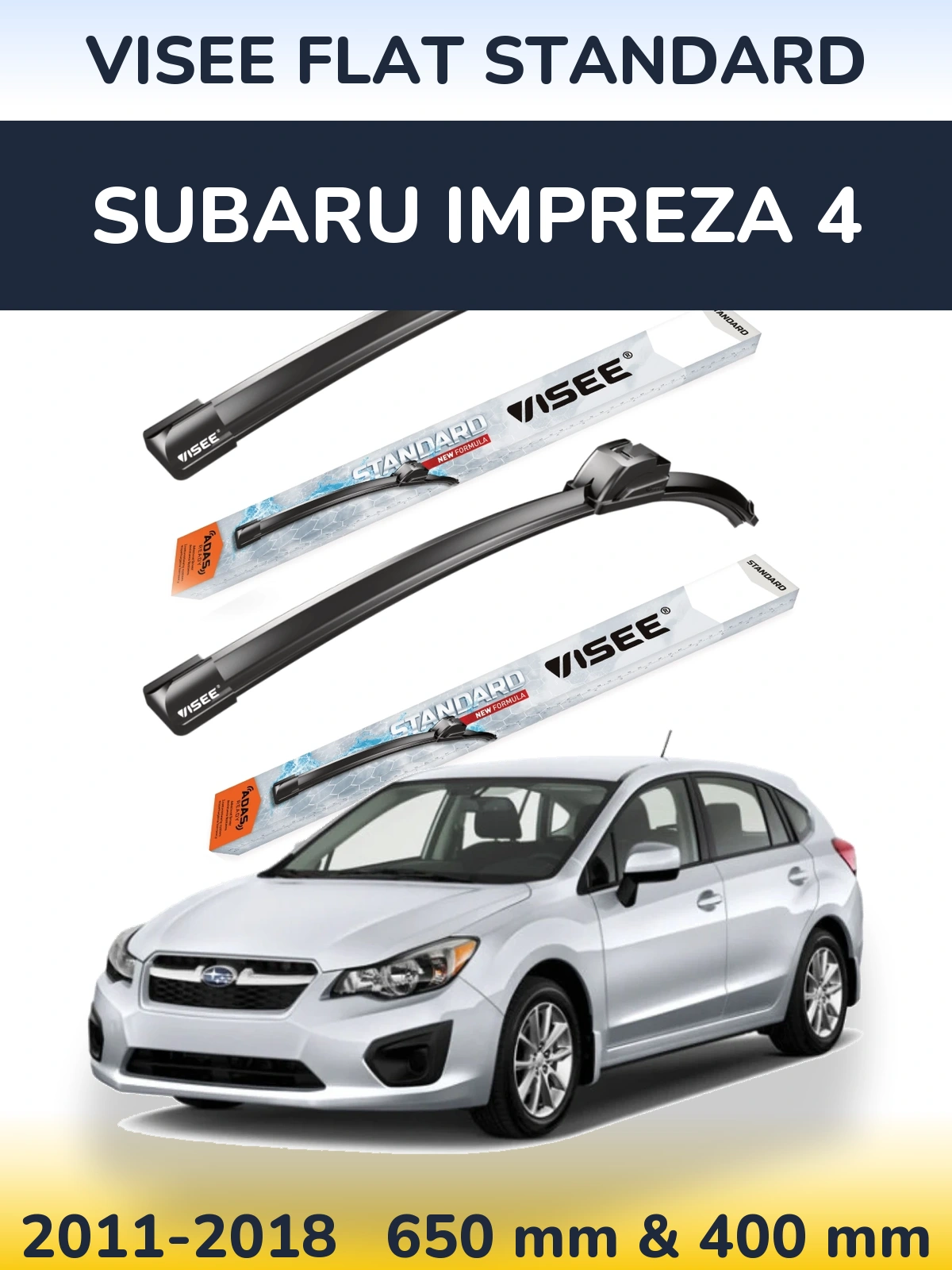 Ștergătoare VISEE FLAT STANDARD pentru Subaru Impreza 4