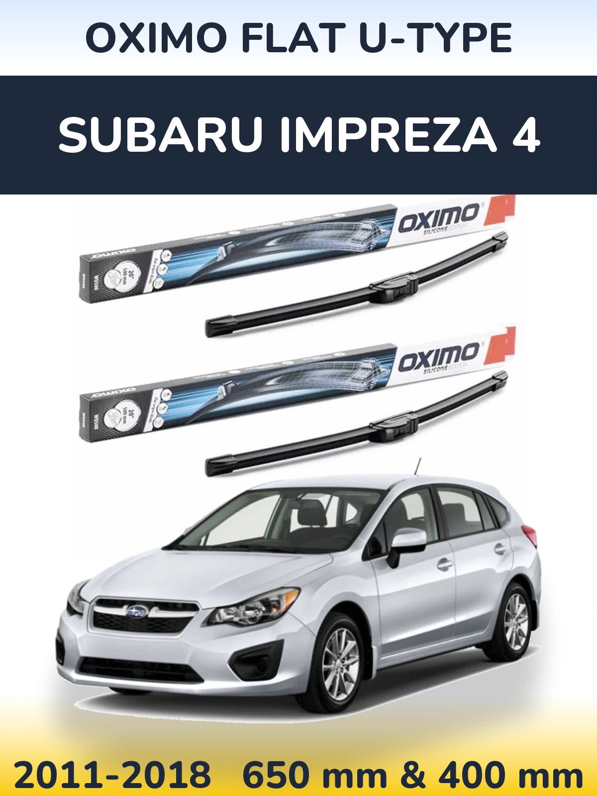 Ștergătoare Oximo Flat U-type pentru Subaru Impreza 4
