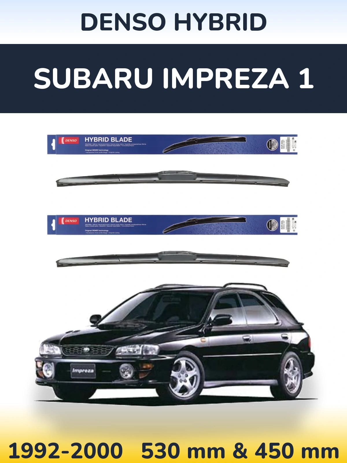 Ștergătoare Denso Hybrid pentru Subaru Impreza 1