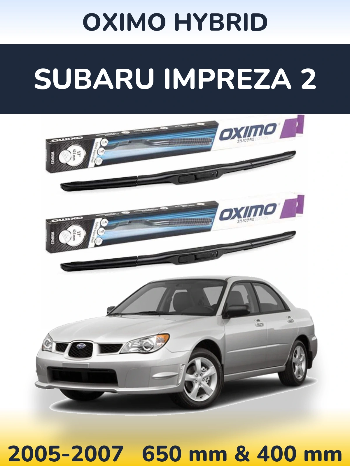 Ștergătoare Oximo Hybrid pentru Subaru Impreza 2