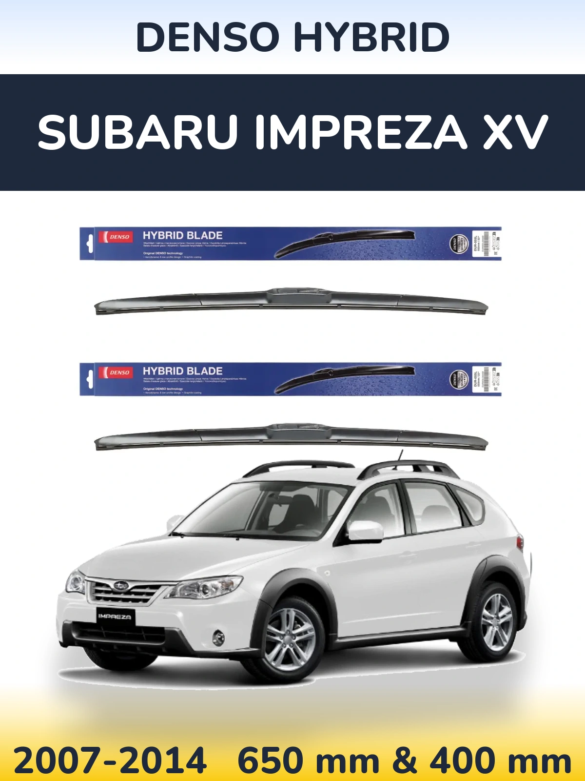 Ștergătoare Denso Hybrid pentru Subaru Impreza XV