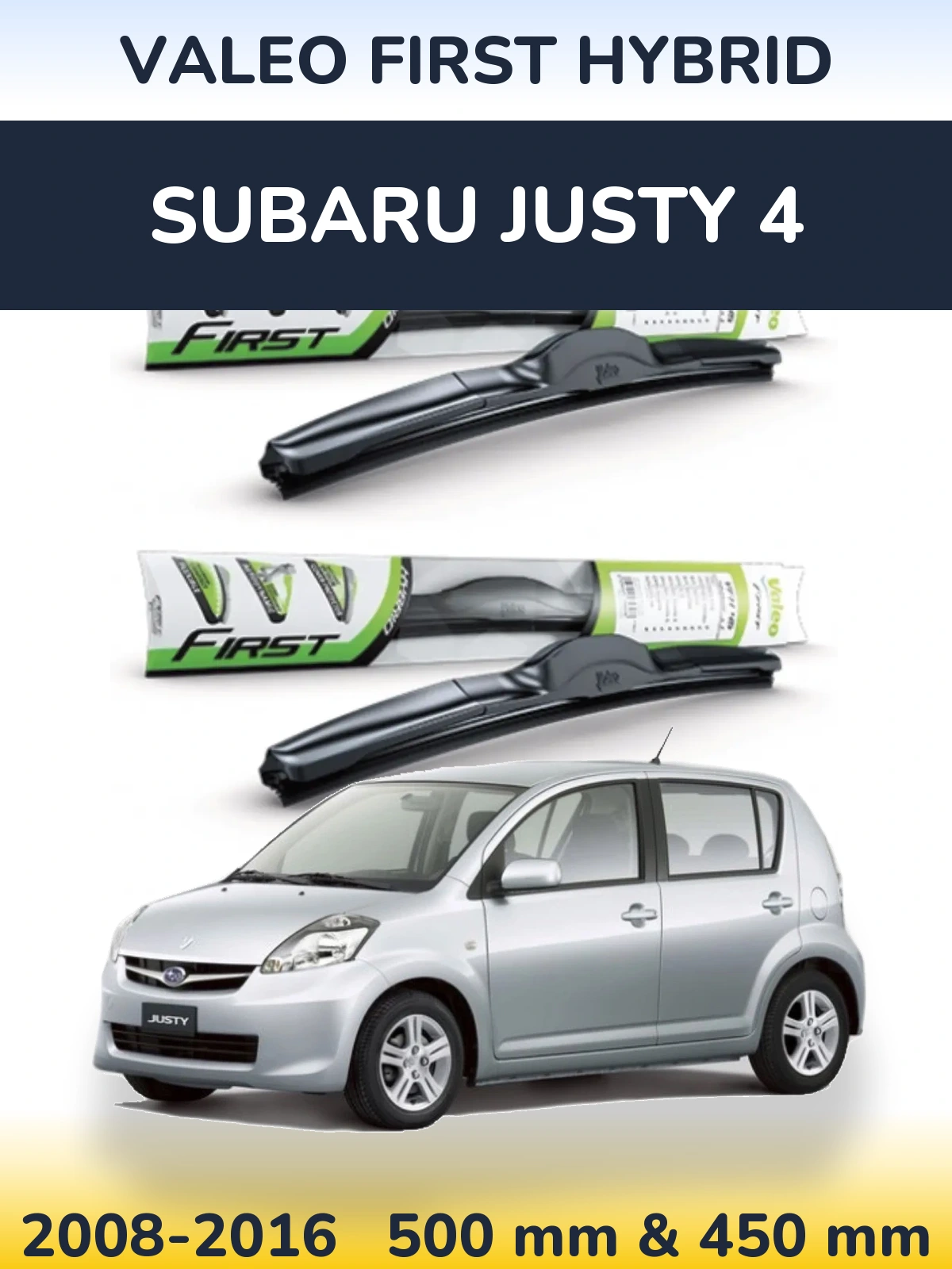 Ștergătoare Valeo First Hybrid pentru Subaru Justy 4