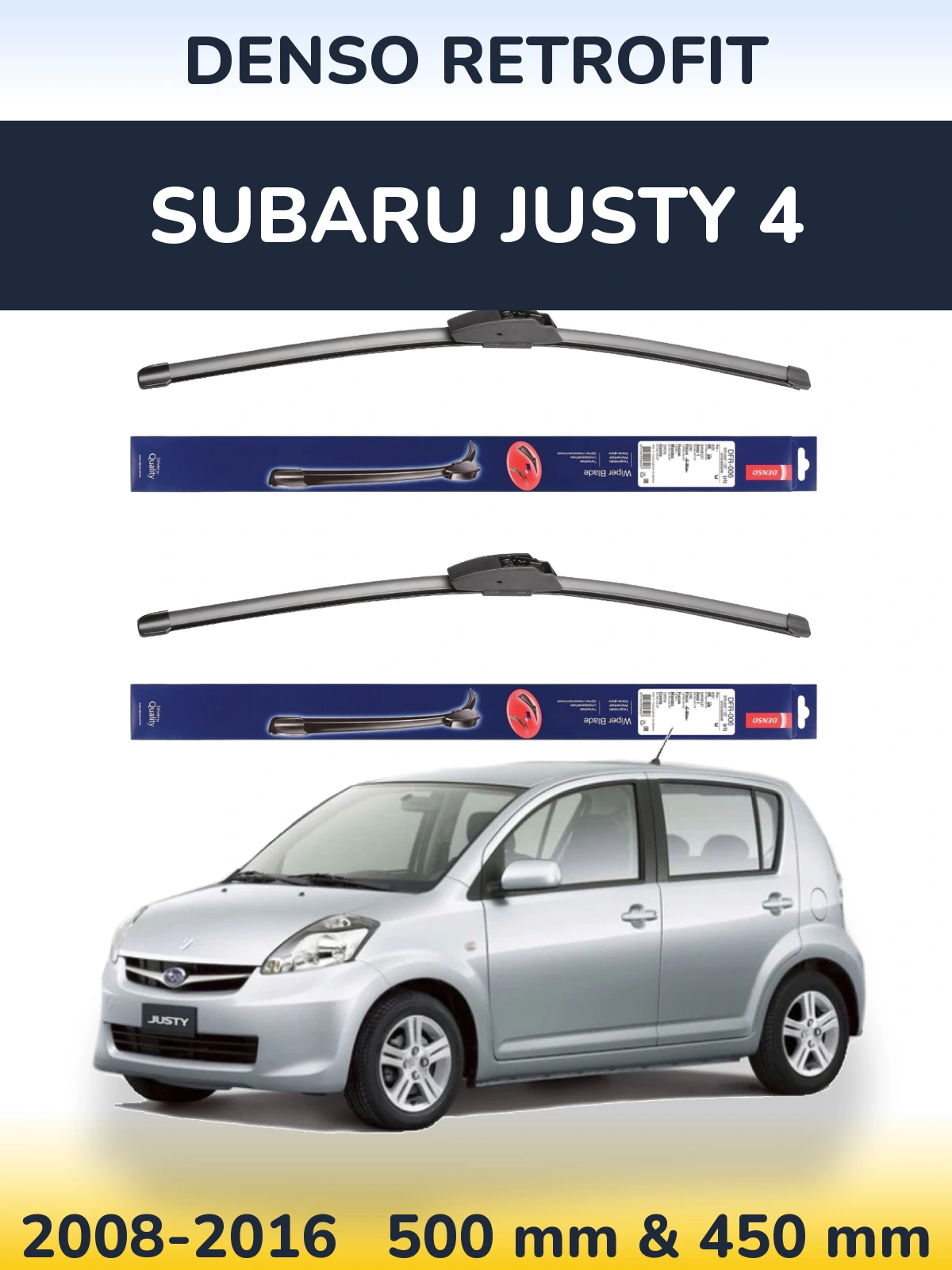 Ștergătoare Denso Retrofit pentru Subaru Justy 4