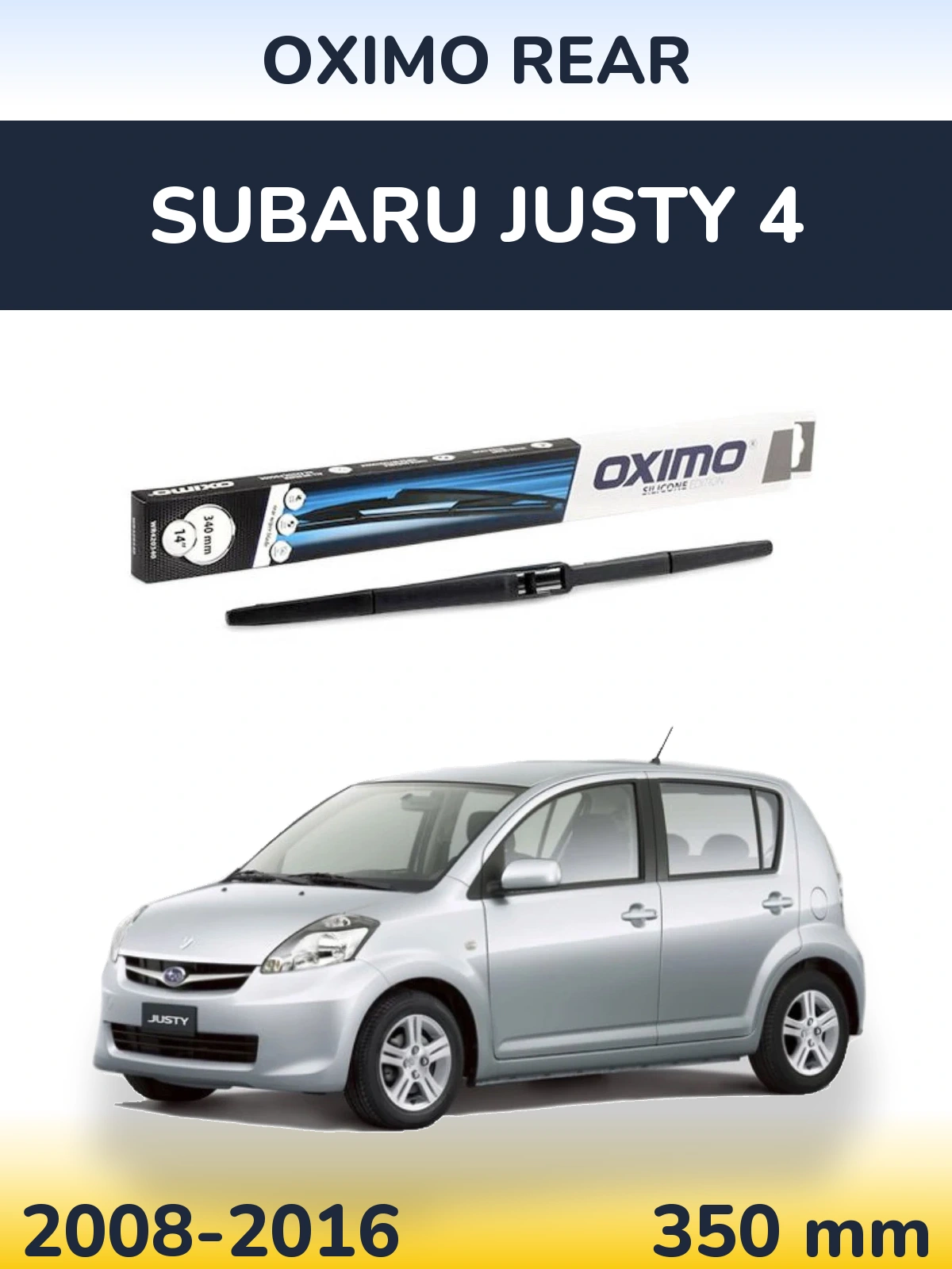 Ștergătoare Oximo Rear pentru Subaru Justy 4