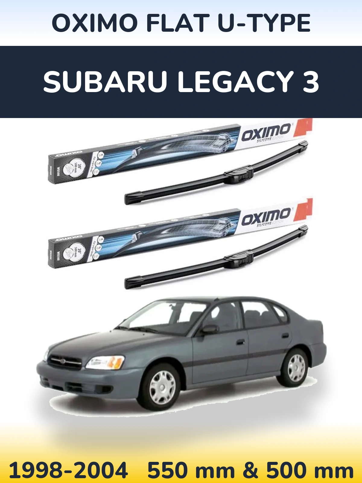 Ștergătoare Oximo Flat U-type pentru Subaru Legacy 3
