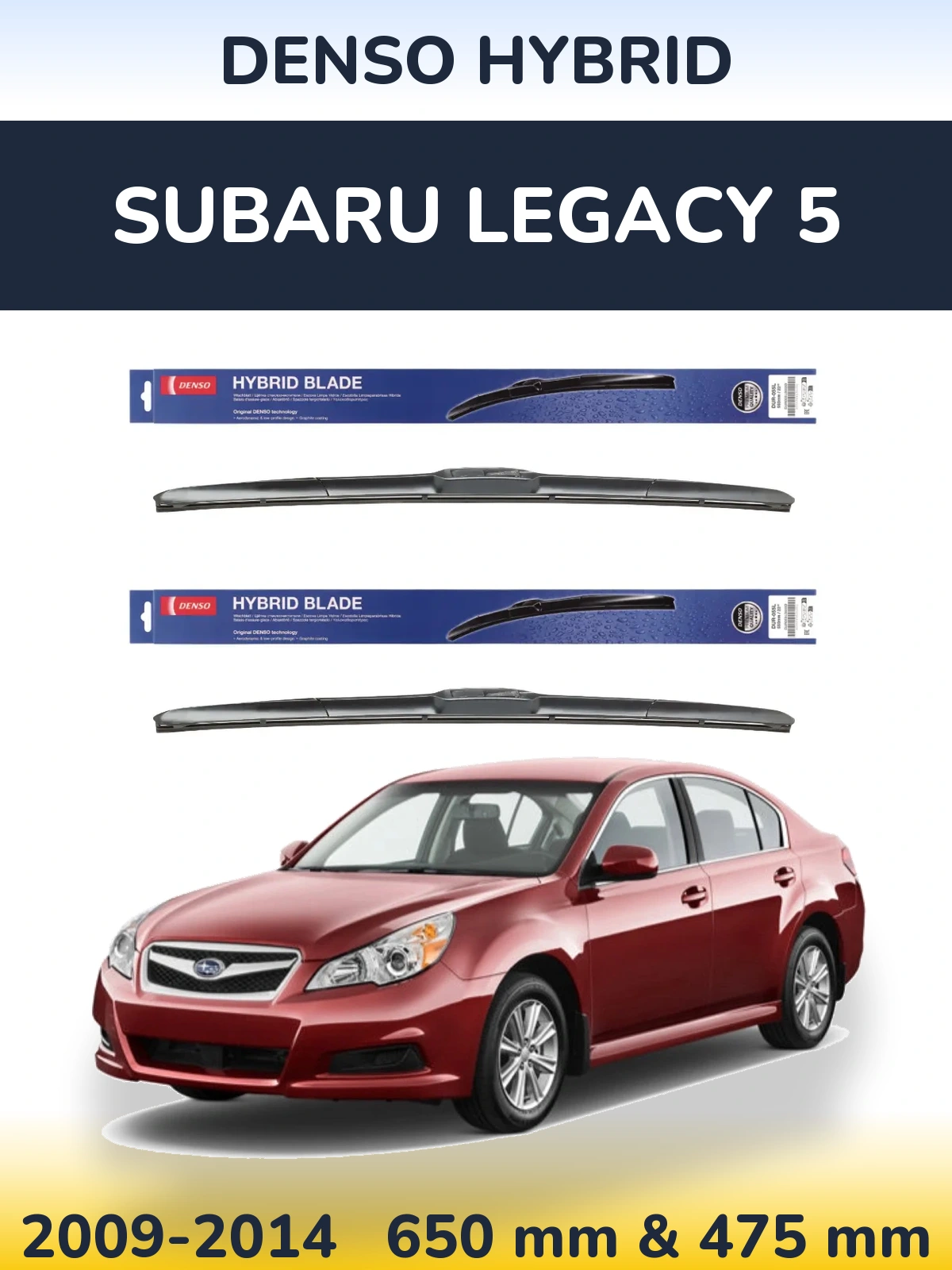 Ștergătoare Denso Hybrid pentru Subaru Legacy 5