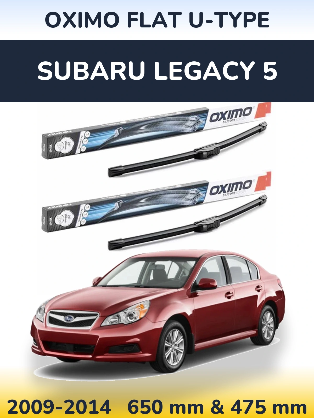 Ștergătoare Oximo Flat U-type pentru Subaru Legacy 5