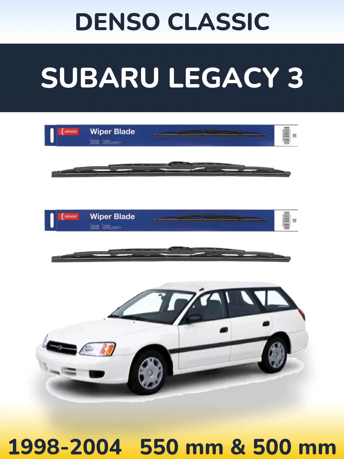 Ștergătoare Denso Classic pentru Subaru Legacy 3