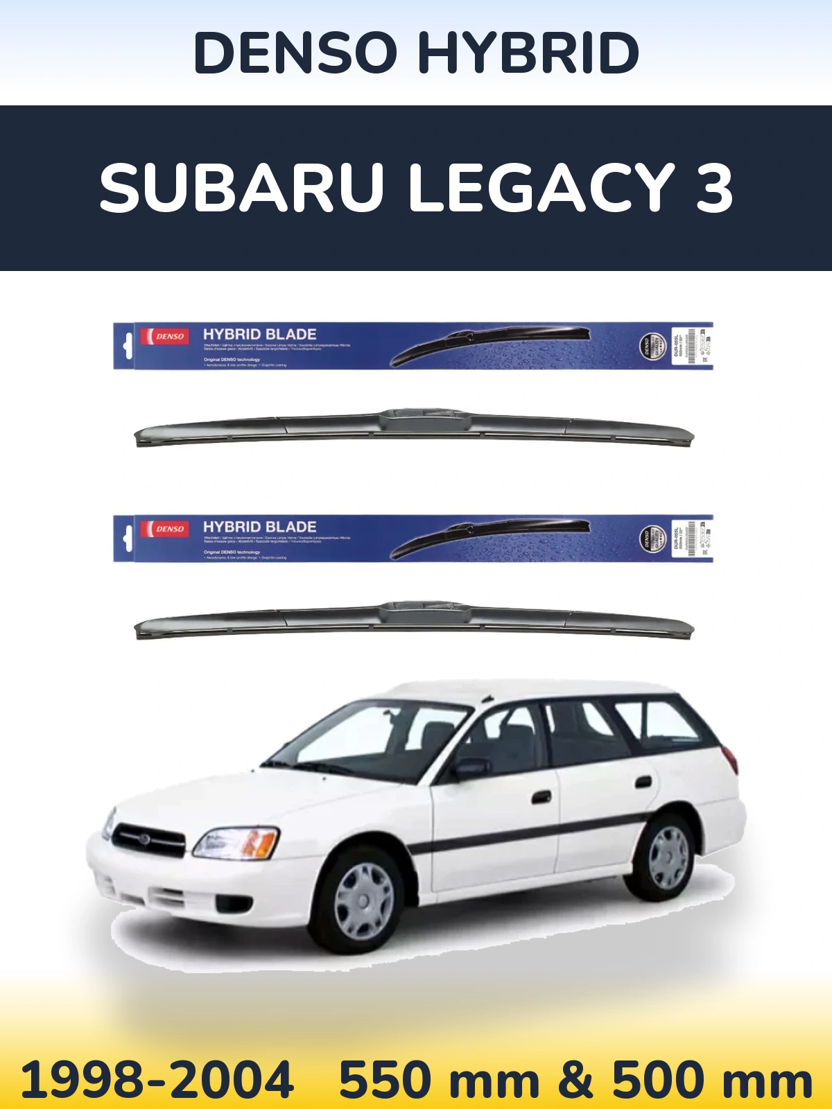 Ștergătoare Denso Hybrid pentru Subaru Legacy 3