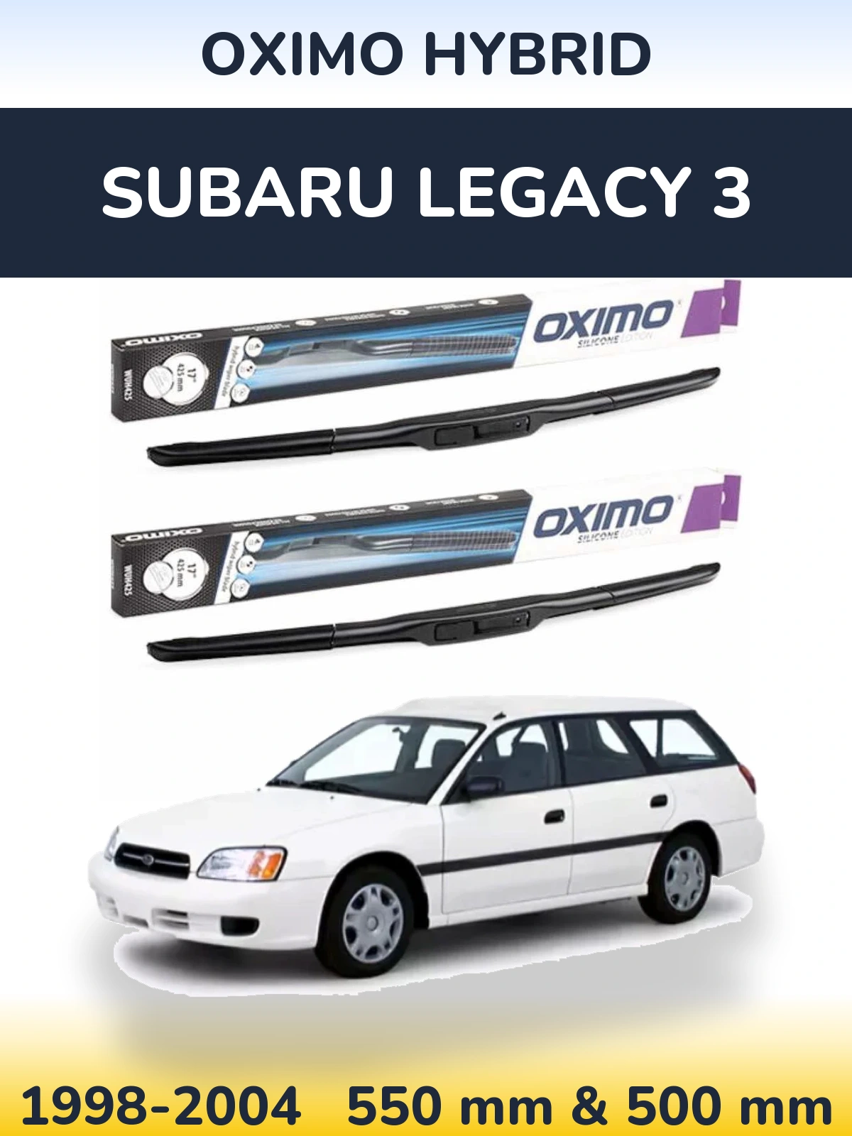 Ștergătoare Oximo Hybrid pentru Subaru Legacy 3