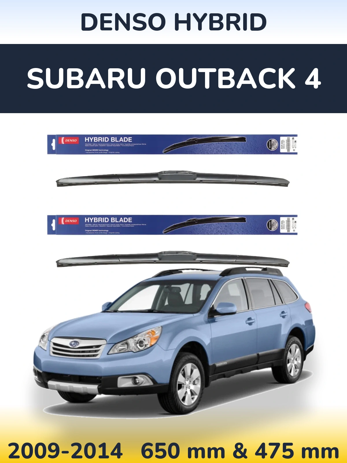 Ștergătoare Denso Hybrid pentru Subaru Outback 4