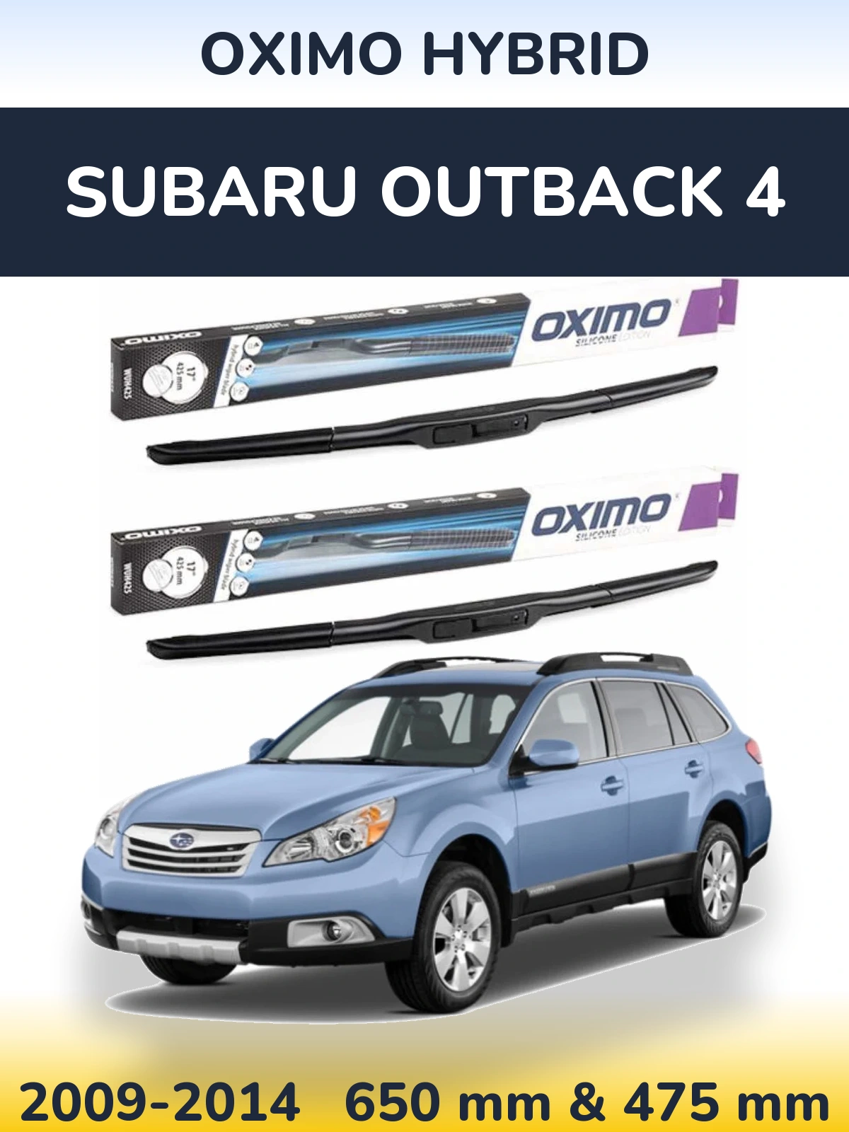 Ștergătoare Oximo Hybrid pentru Subaru Outback 4