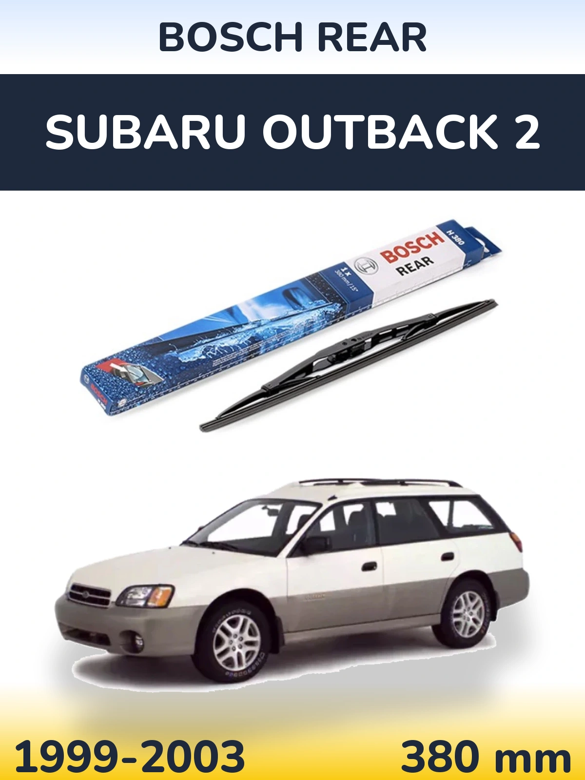 Ștergătoare BOSCH Rear pentru Subaru Outback 2