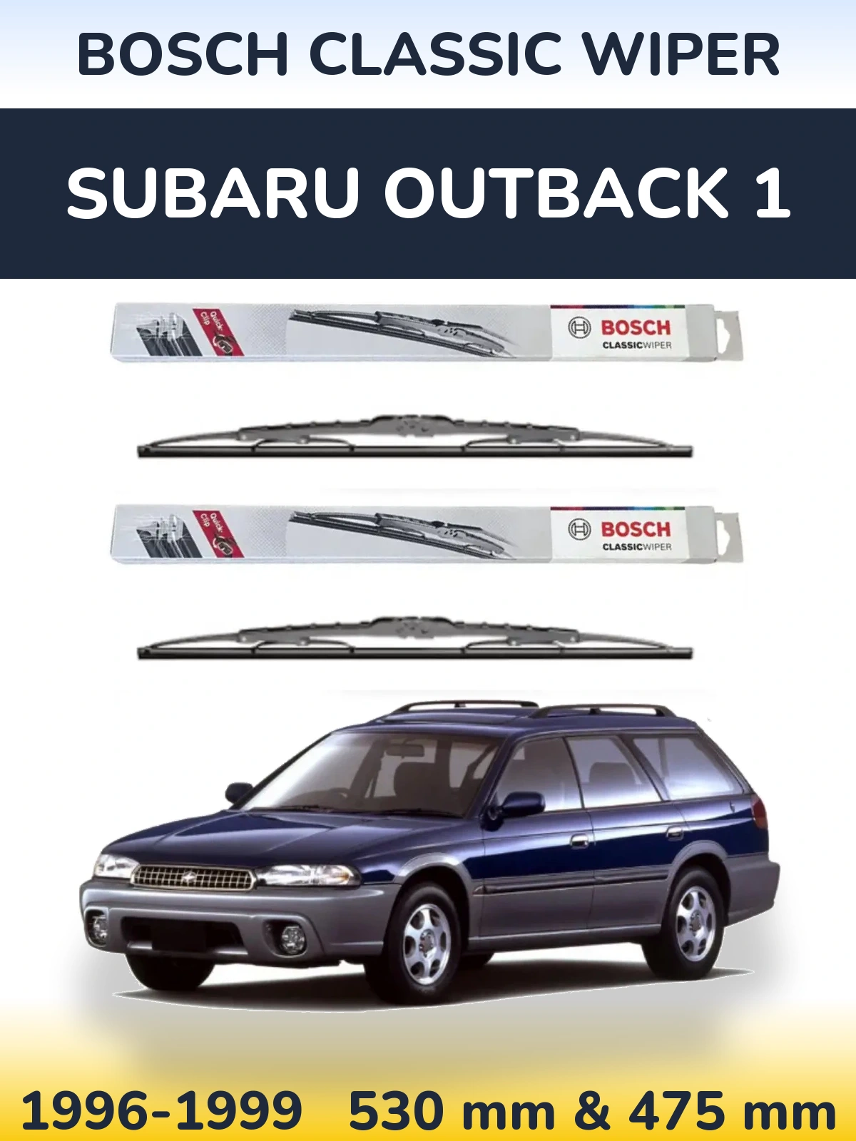 Ștergătoare BOSCH Classic Wiper pentru Subaru Outback 1