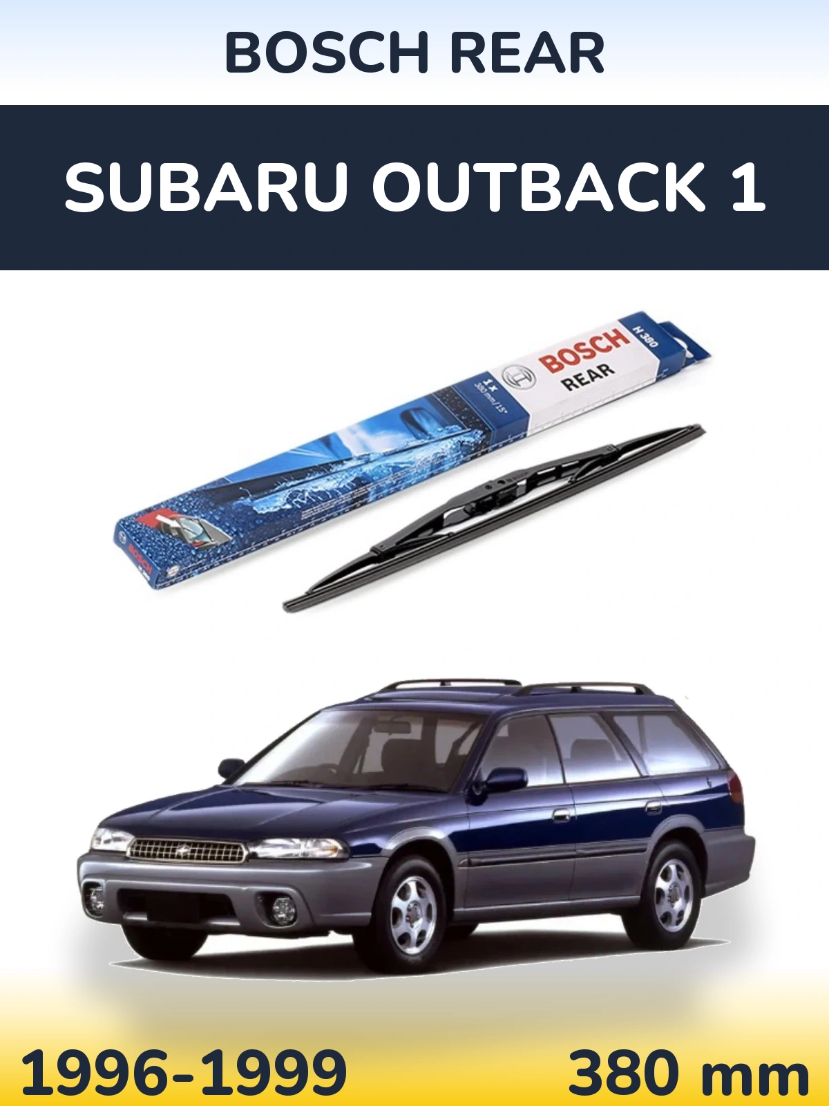 Ștergătoare BOSCH Rear pentru Subaru Outback 1