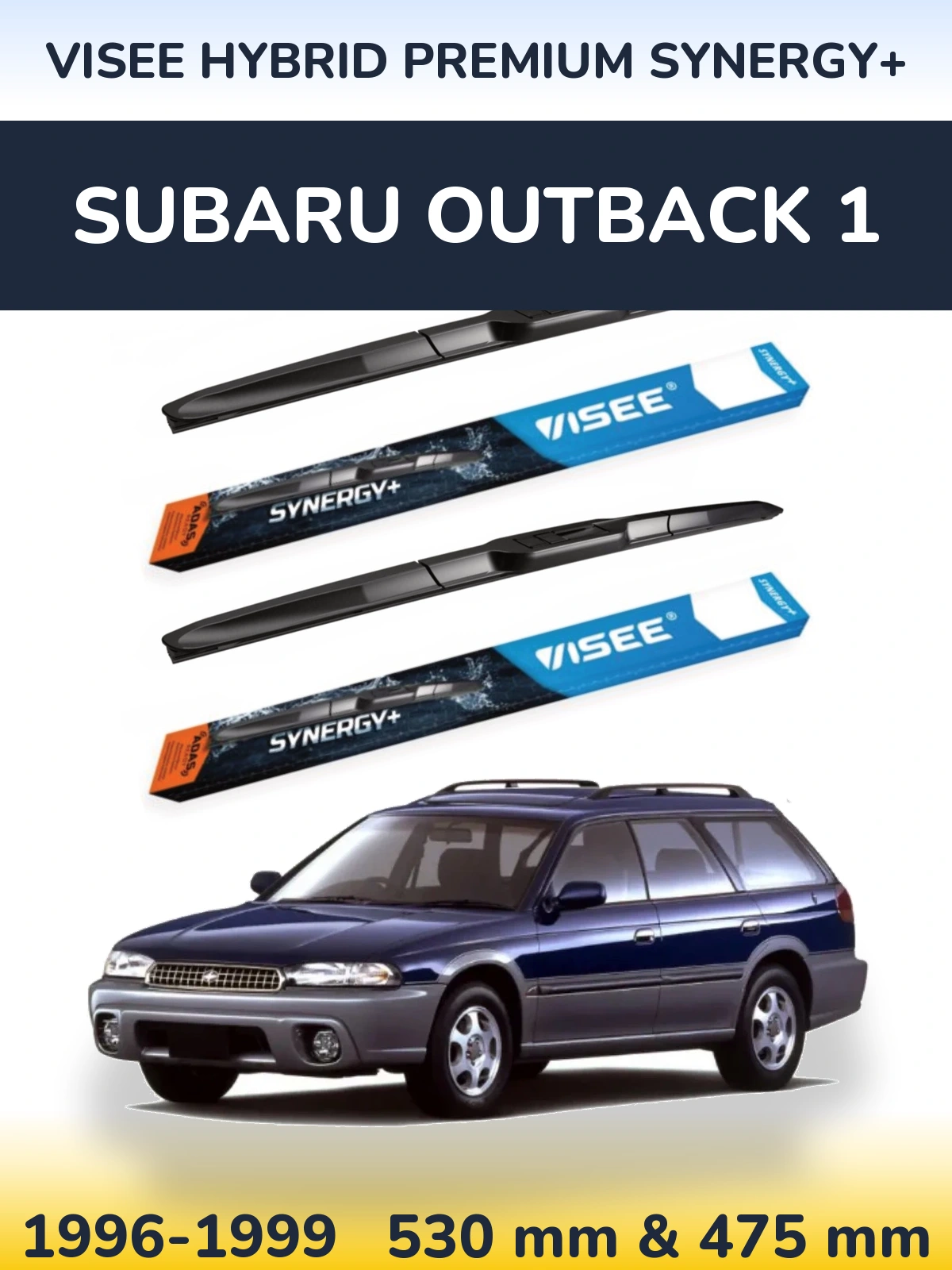 Ștergătoare VISEE HYBRID PREMIUM SYNERGY+ pentru Subaru Outback 1
