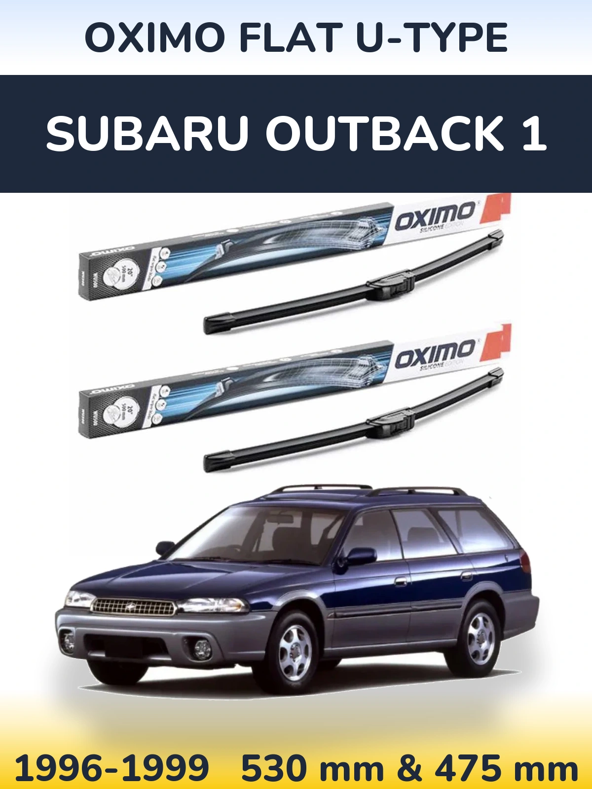 Ștergătoare Oximo Flat U-type pentru Subaru Outback 1