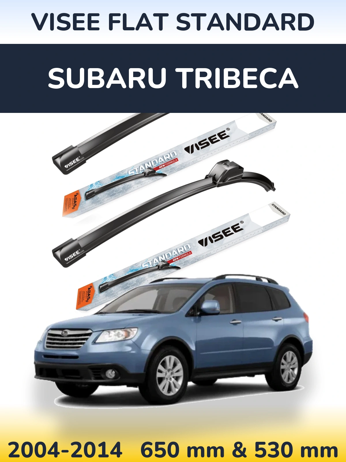Ștergătoare VISEE FLAT STANDARD pentru Subaru Tribeca